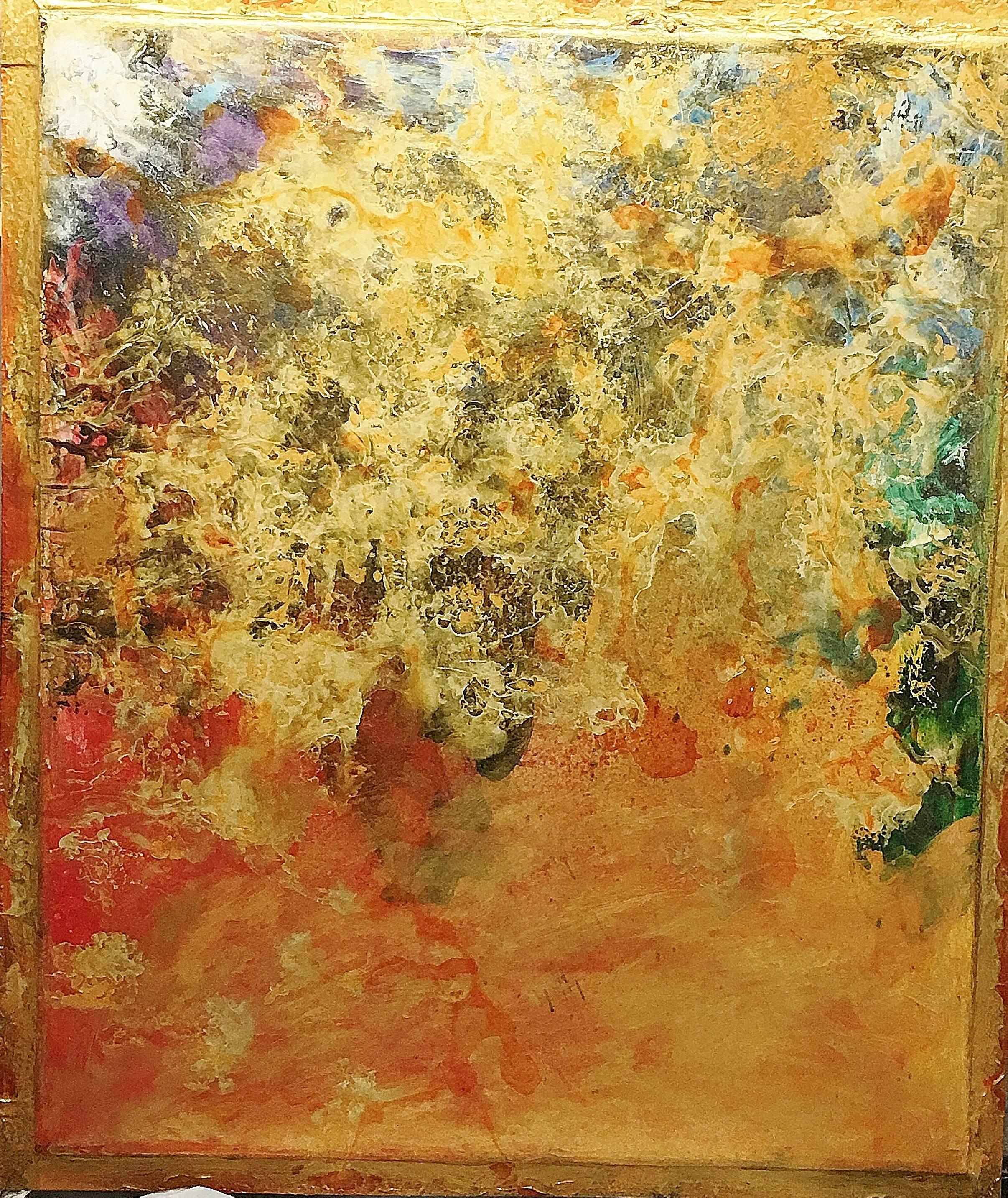 Ben Woolfitt Abstract Painting - Chrystaline