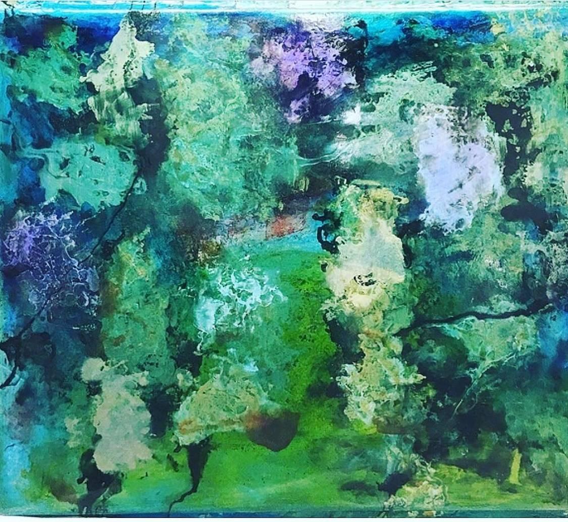 Ben Woolfitt Abstract Painting - Spring