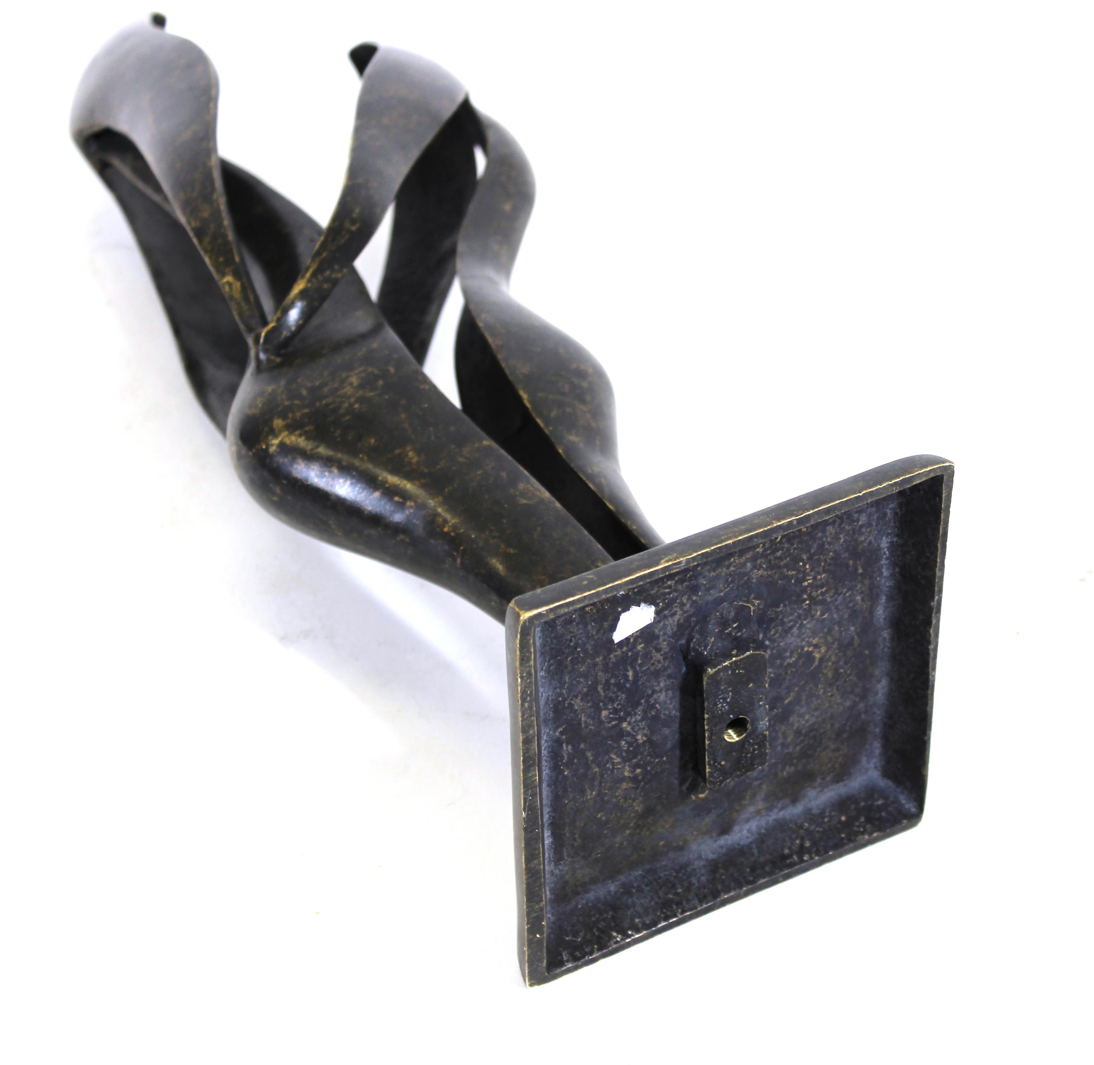 Ben Wouters Belgische modernistische erotische Bronzeskulptur aus Bronze 3