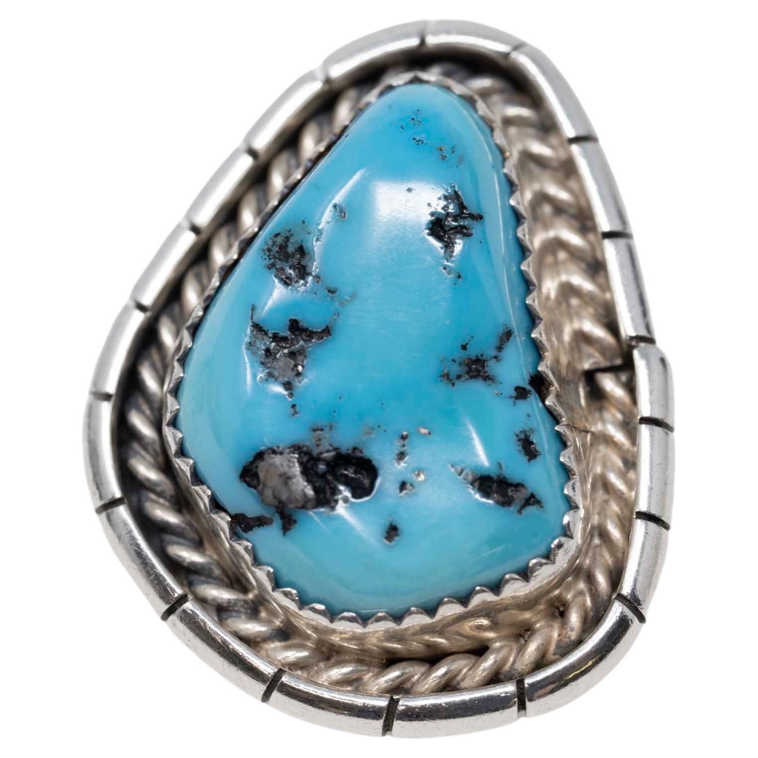 Ben Yazzie Navajo Native American Sterling Silver Ring For Sale