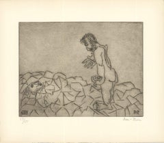 1966 Ben-Zion 'Gilgamesh incontra l'ombra del defunto Enkidu e chiede informazioni sulla morte