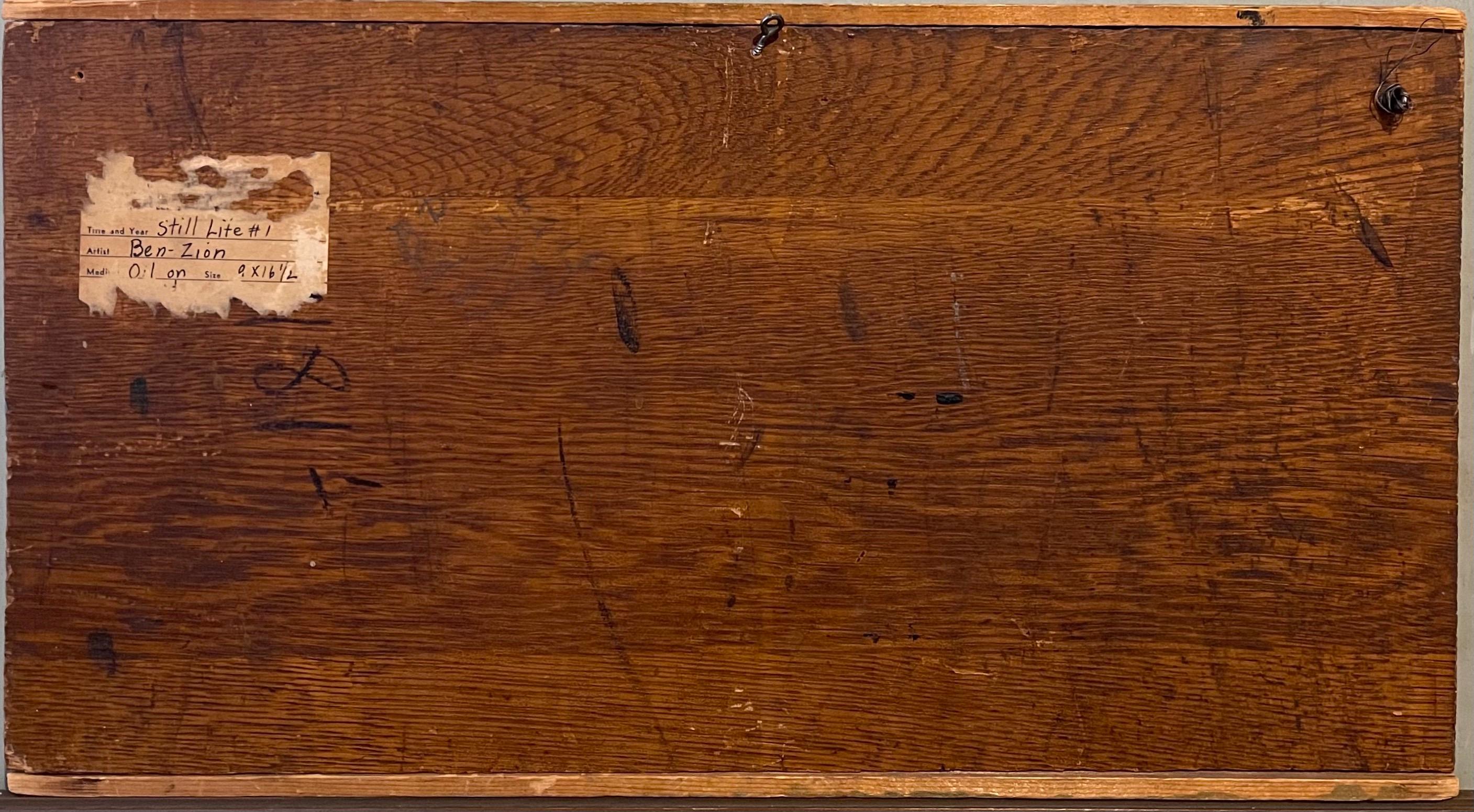 Espressionista Judaica Havdalah Pittura a olio Modernista ebreo-americano Ben Zion in vendita 3