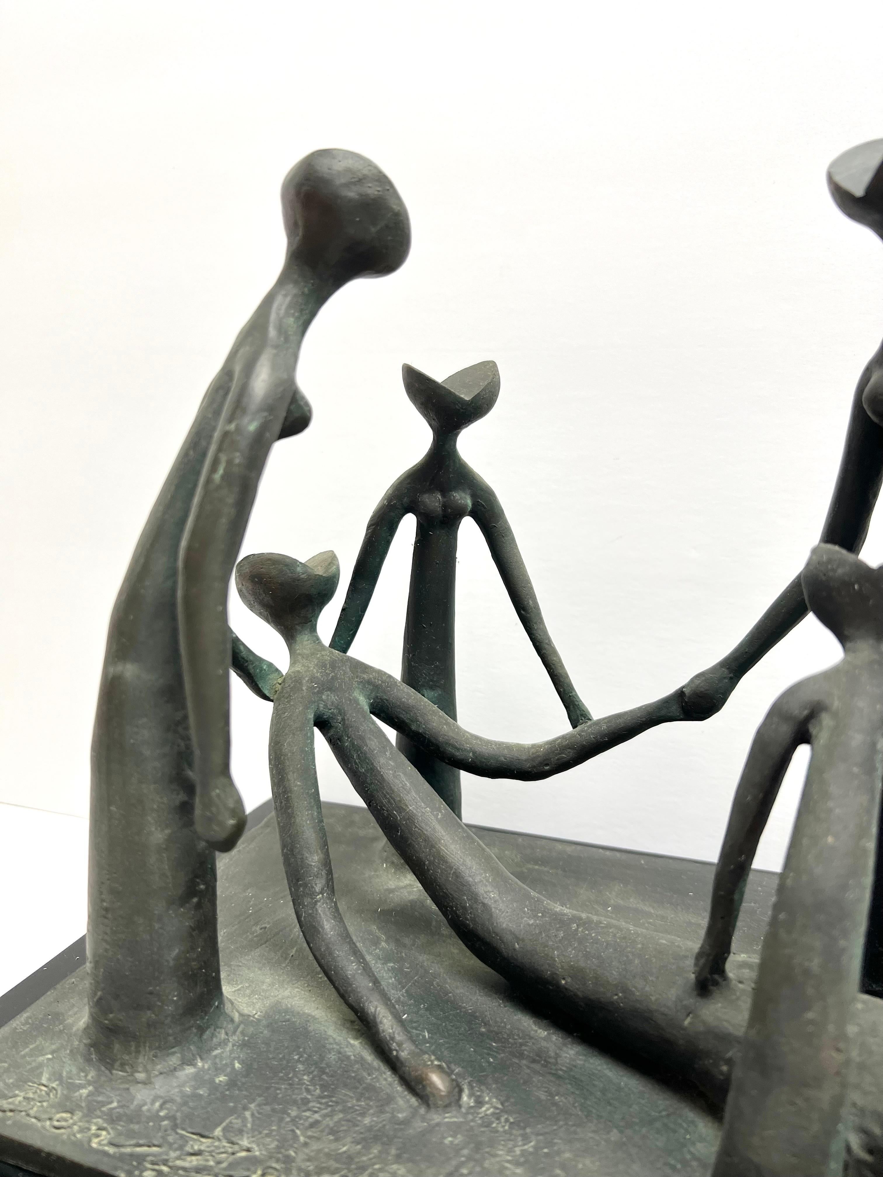 Sculpture moderne en bronze de Ben Zvi en vente 2