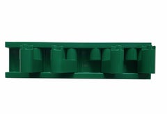 Benanti & Brunori for Velca Green Wall Hook Coat Rack "Minivip" Italy, 1970