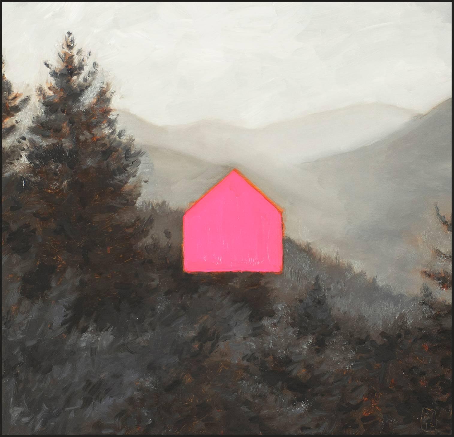 Beñat Iglesias Lopez Landscape Painting - Refuge Landscape #6