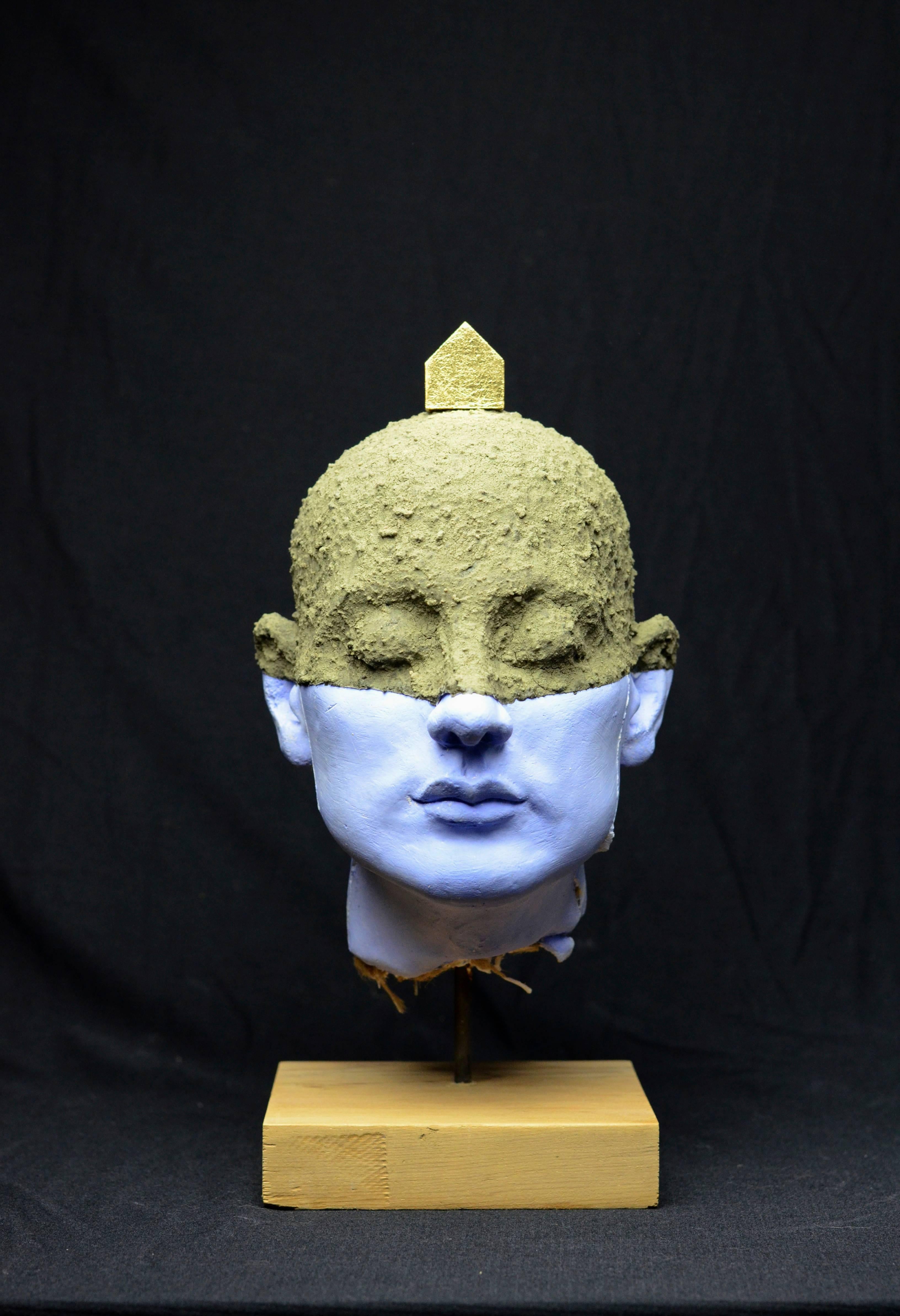 Head Series - Sculpture by Beñat Iglesias Lopez