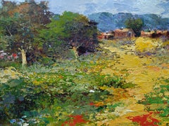 Benavente Solis 10 Campo de Mallorca original expressionistisches Acrylgemälde