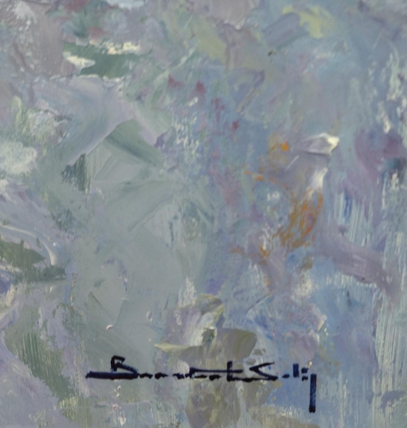 Landscape original expressionist  painting.  frame
Work of the Spanish artist BENAVENTE SOLIS.
Perfect state .

During its first exhibition in Paris, the French press catalogs it like 