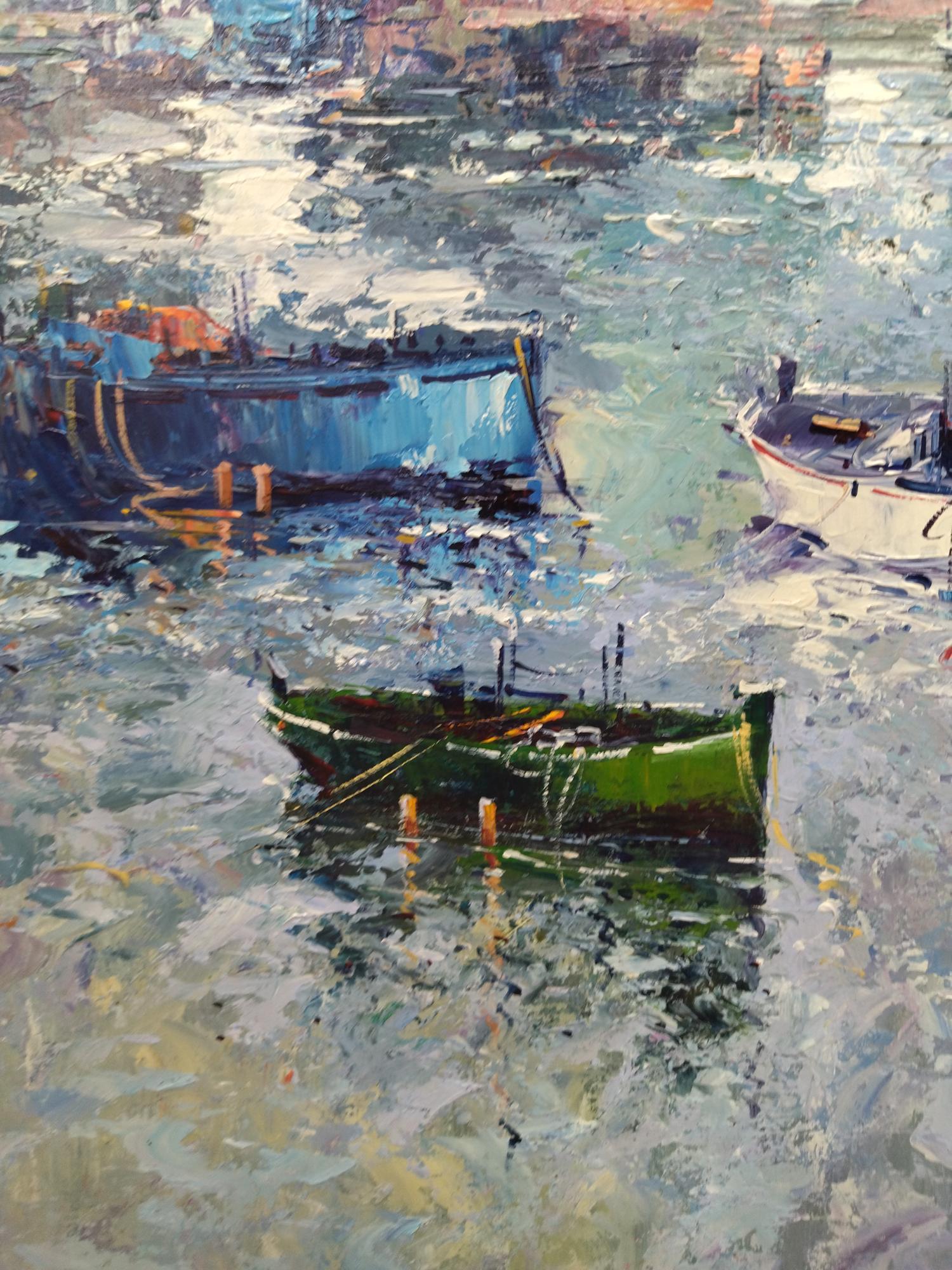 Benavente Solís  Paysage - expressionniste original en vente 1