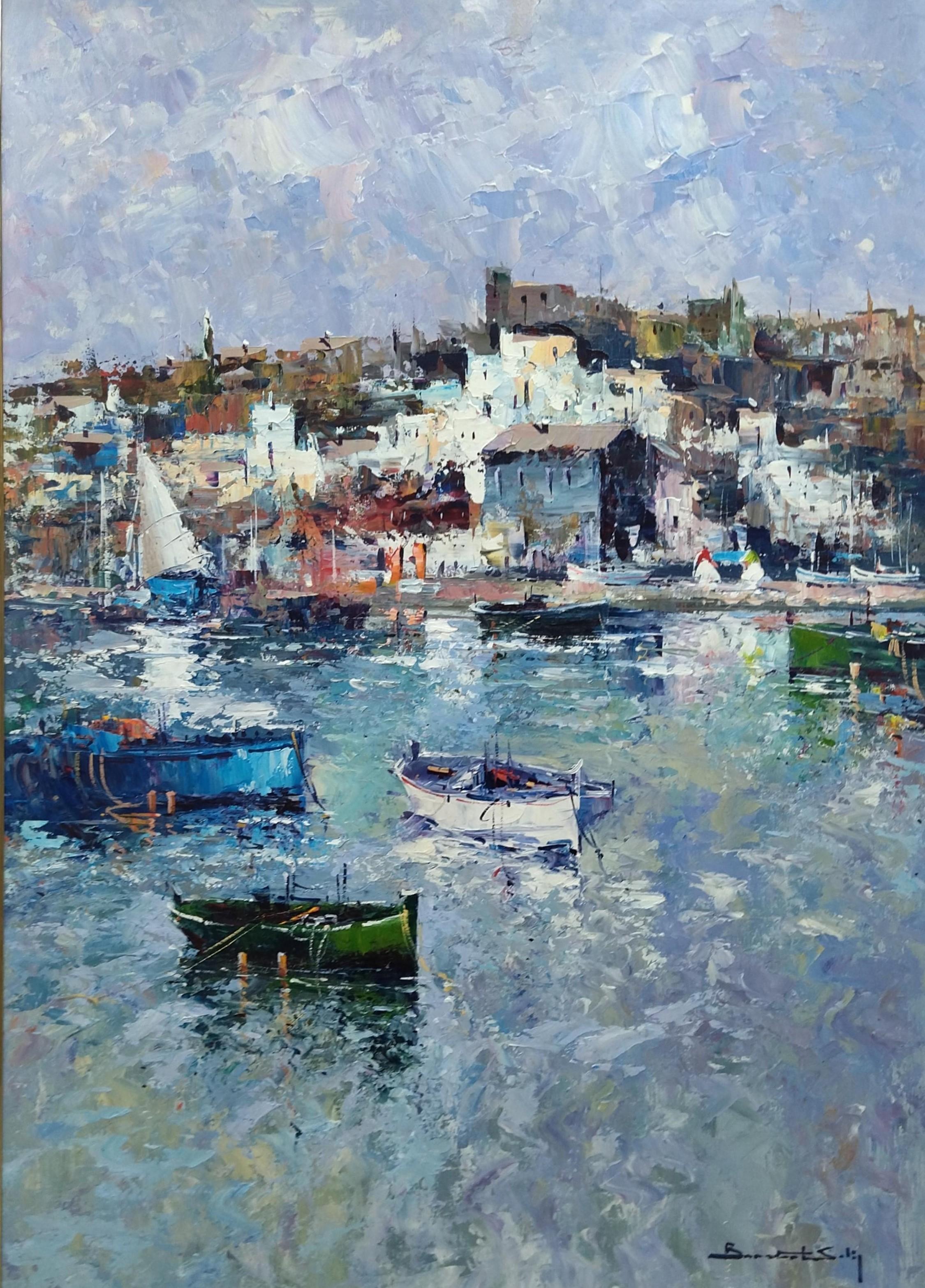 Benavente Solís  Paysage - expressionniste original en vente 3