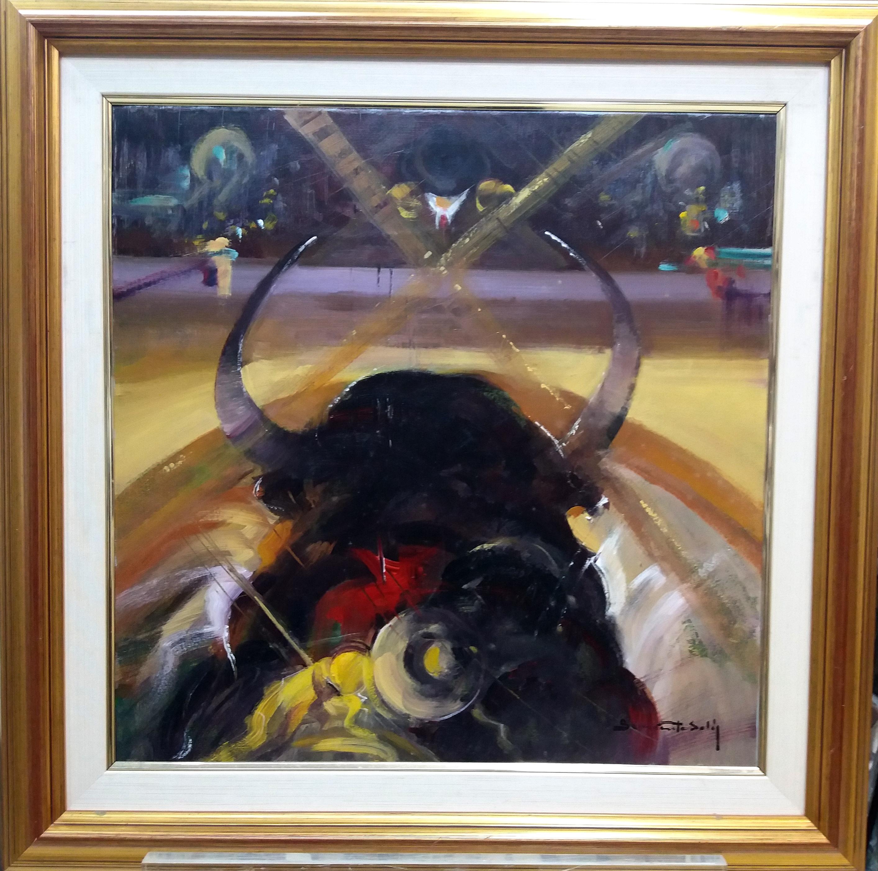 bull. dream of a bullfighter original expressionist acrylic painting
During its first exhibition in Paris, the French press catalogs it like "The Catalan Sorolla".
Honorary Member of the MECOART (Mediterranean Container Art Center of San Francisco,