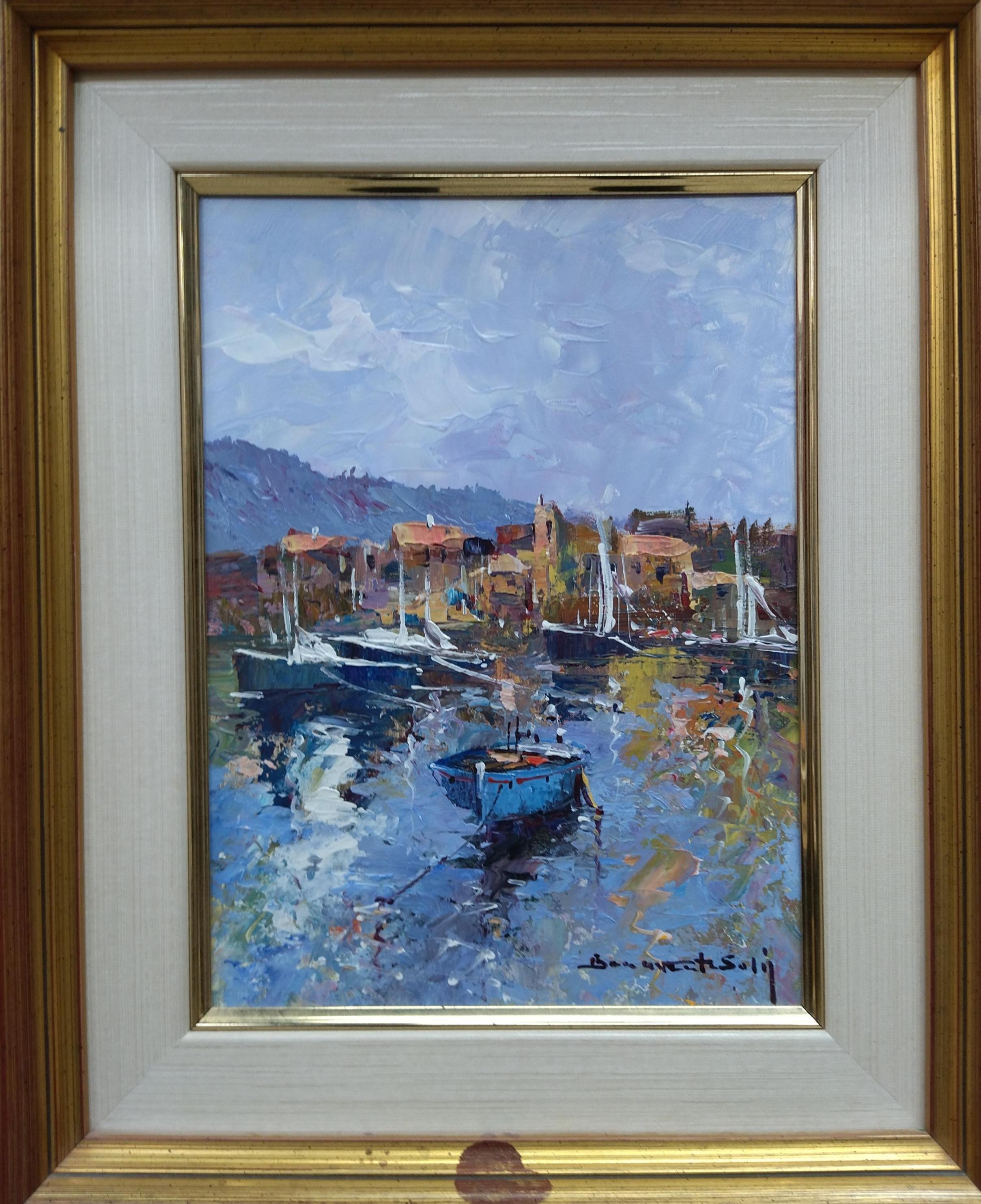   peinture acrylique expressionniste originale. Encadré
Lors de sa première exposition à Paris, la presse française le catalogue comme "Le Sorolla catalan".
Membre honoraire du MECOART (Mediterranean Container Art Center de San Francisco,