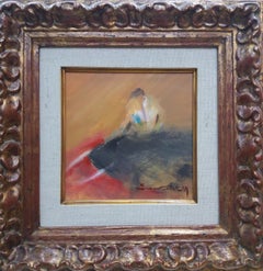 Benavente Solís Stierkämpfer expressionistisches Quadratisches Acryl