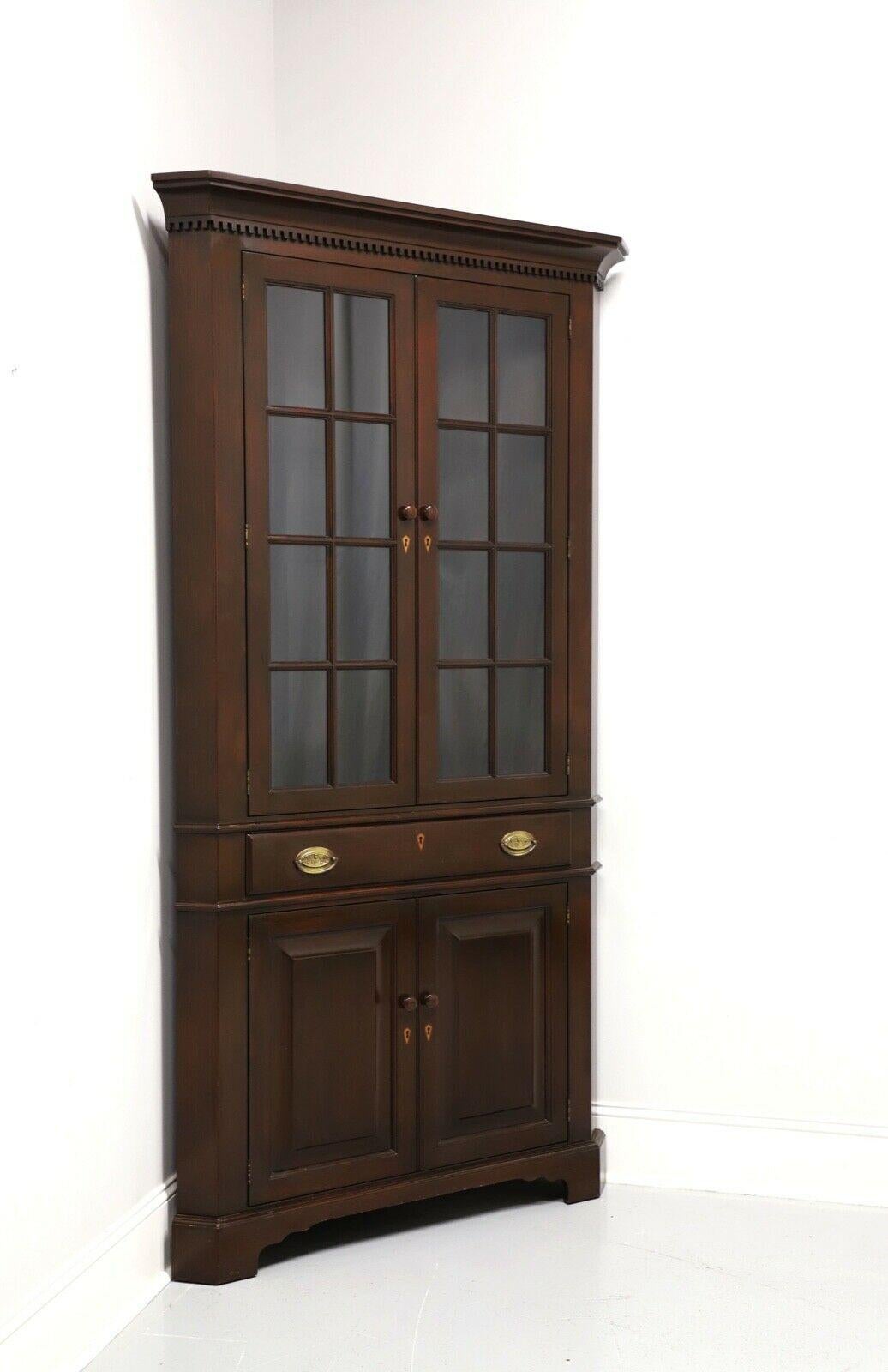BENBOW'S Solid Mahogany Chippendale Large Scale Corner Cupboard / Cabinet For Sale 5