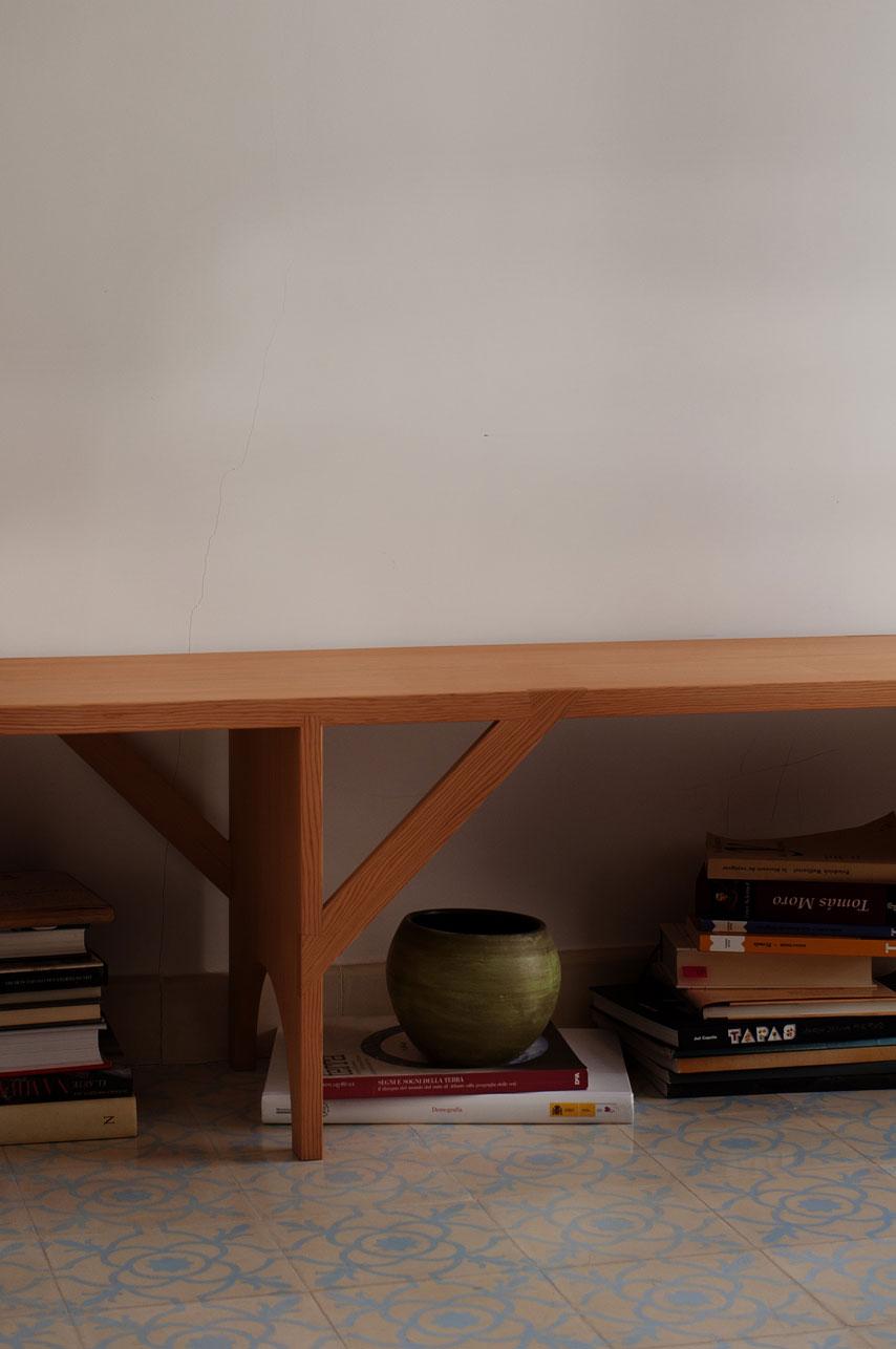 Hand-Crafted handcrafted Shaker style Bench  from Oregon pine For Sale