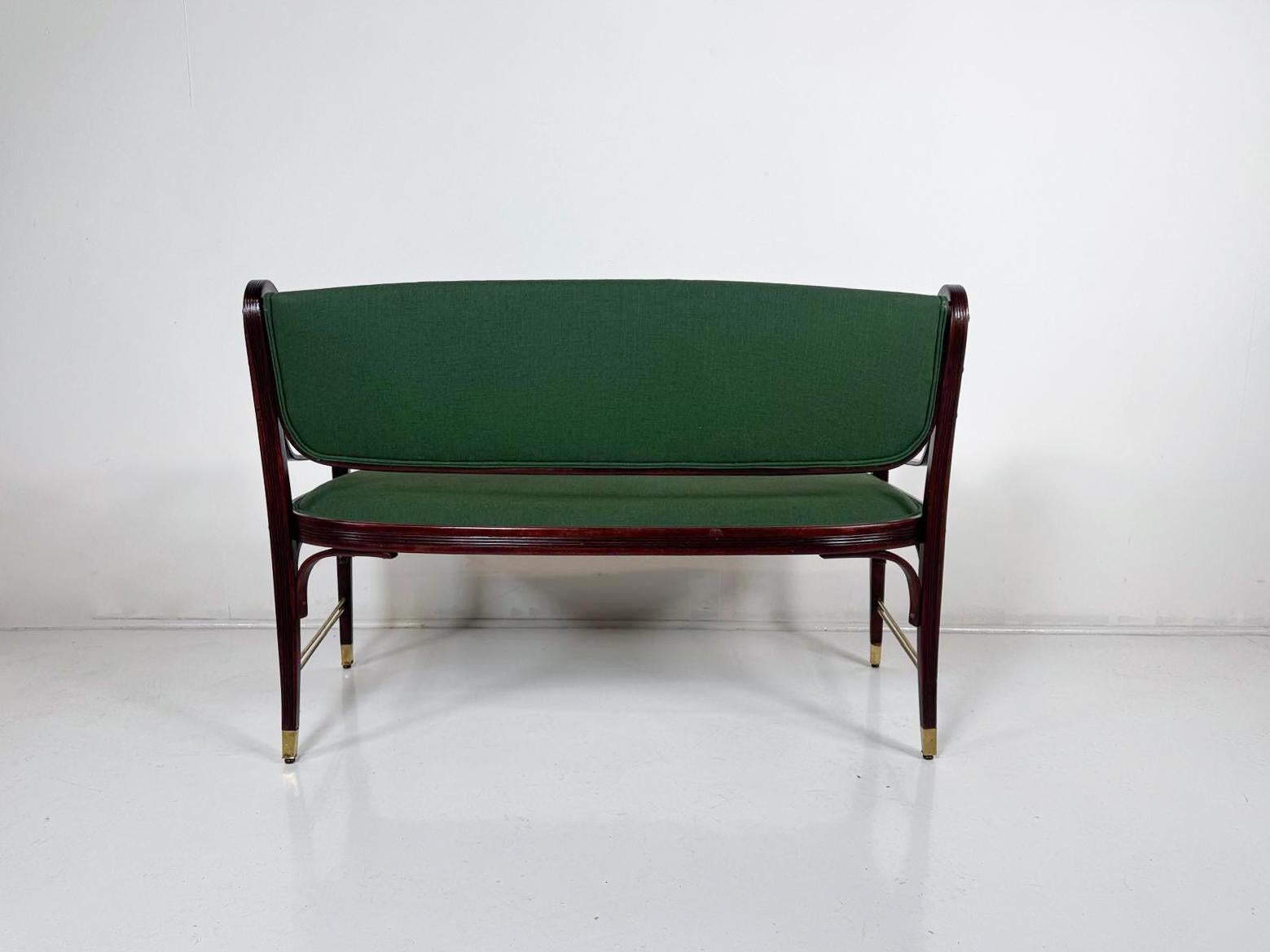 Art nouveau Banc « 412 » d'Otto Wagner pour J&J Kohn, Autriche, années 1900 en vente