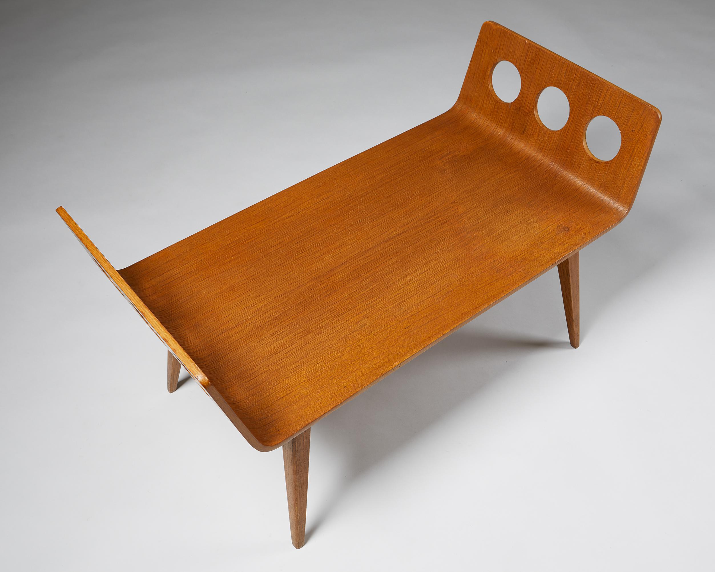 20th Century Bench, Anonymous, Sweden, 1950's