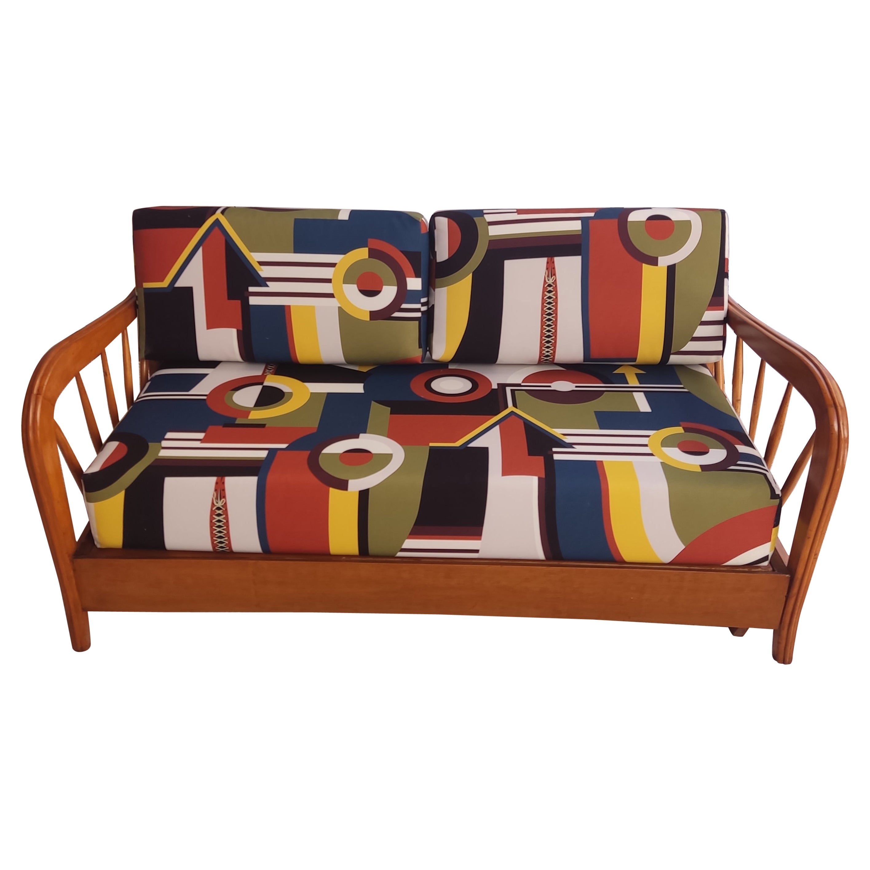 Bench Attributed to Paolo Buffa, Italy 1950