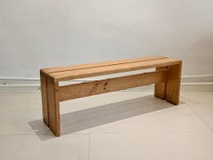 Bench by Charlotte Perriand for Les Arcs