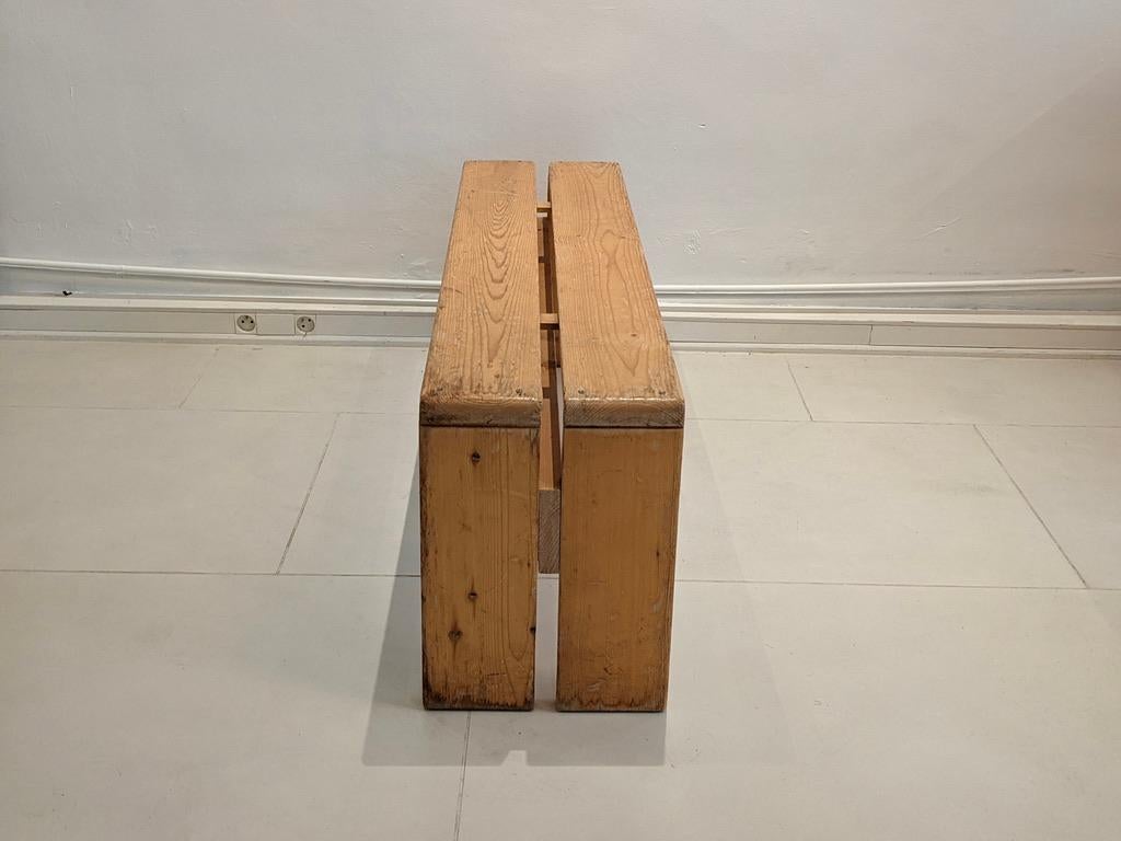 Bench by Charlotte Perriand for Les Arcs In Good Condition For Sale In lyon, FR
