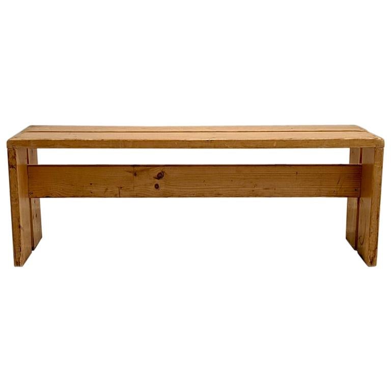 Bench by Charlotte Perriand for Les Arcs For Sale