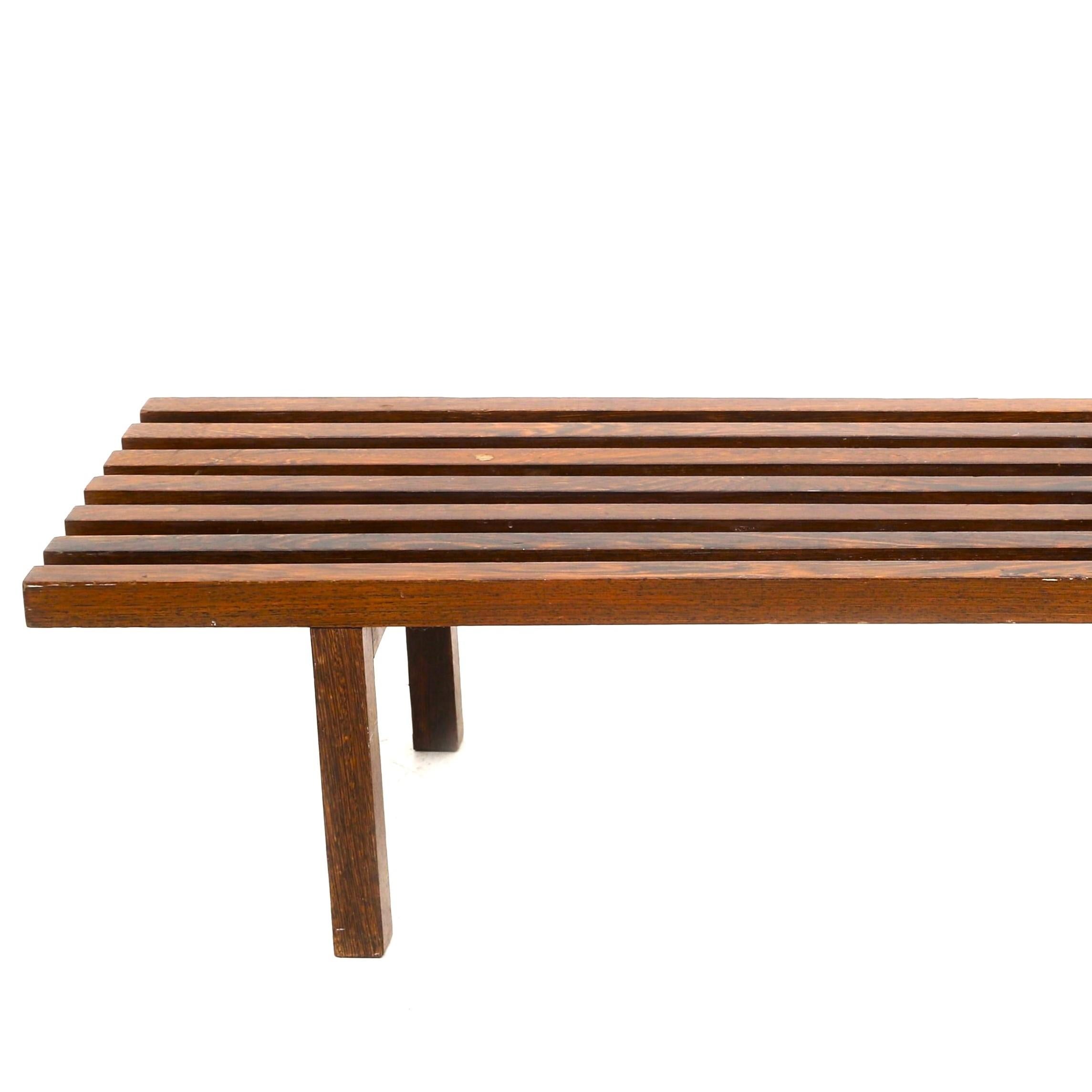 Mid-Century Modern Bench by Gijs Bakker and Wim Wilson For Sale