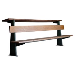 Bench by Jean Prouve, France, 1950s