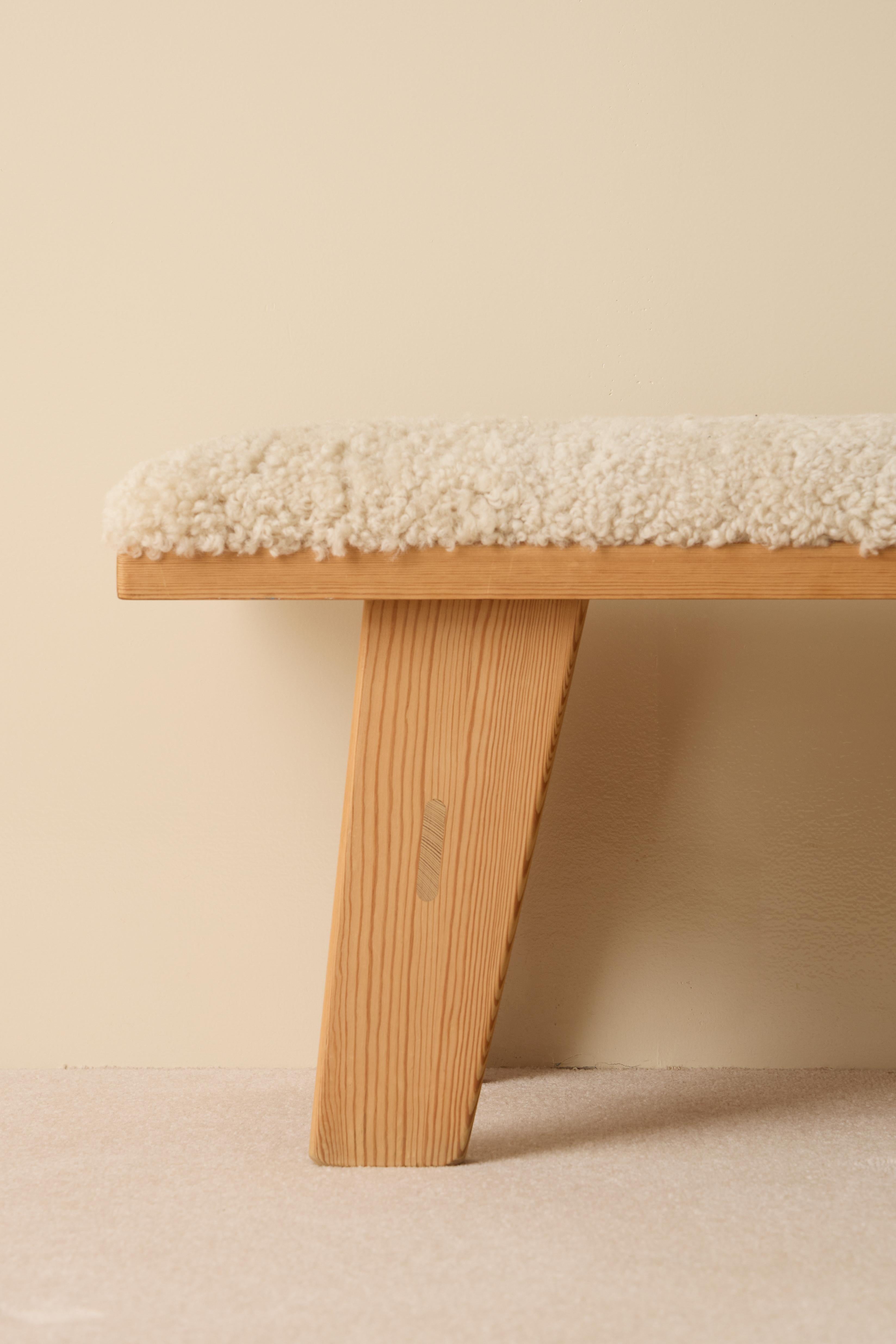 Mid-20th Century Bench by Krogenäs, Norway, 1960s For Sale