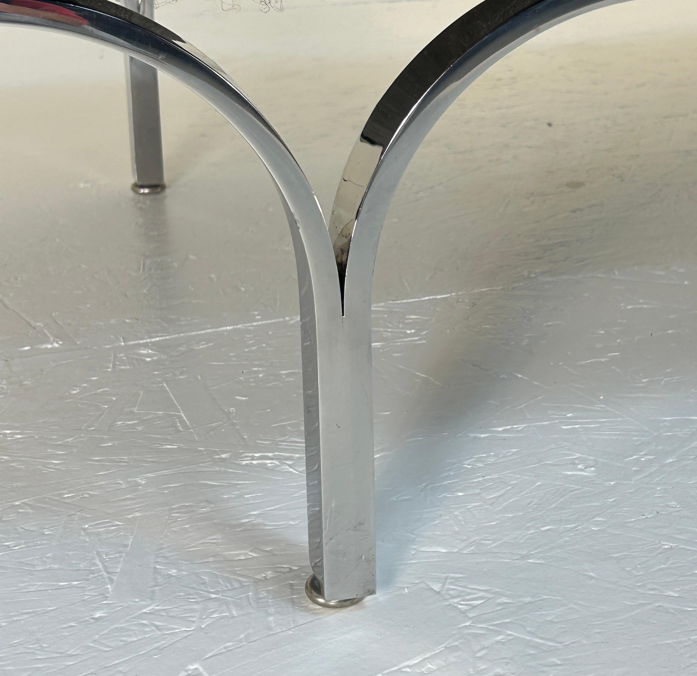 Américain Banc en acier inoxydable de Laverne Originals en vente