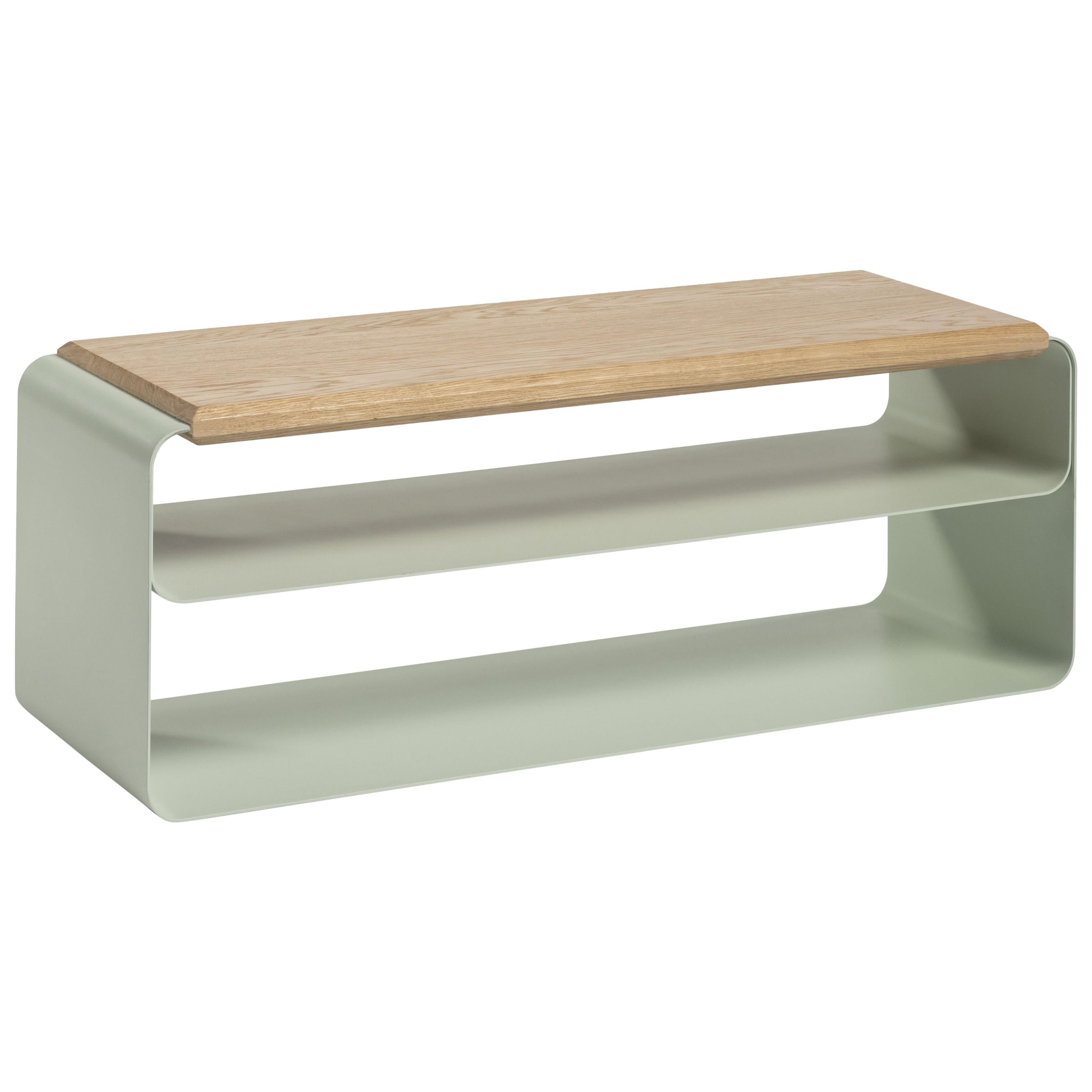 Bench in metal and wood - by Mauro Accardi & Silvia Buccheri for Medulum For Sale