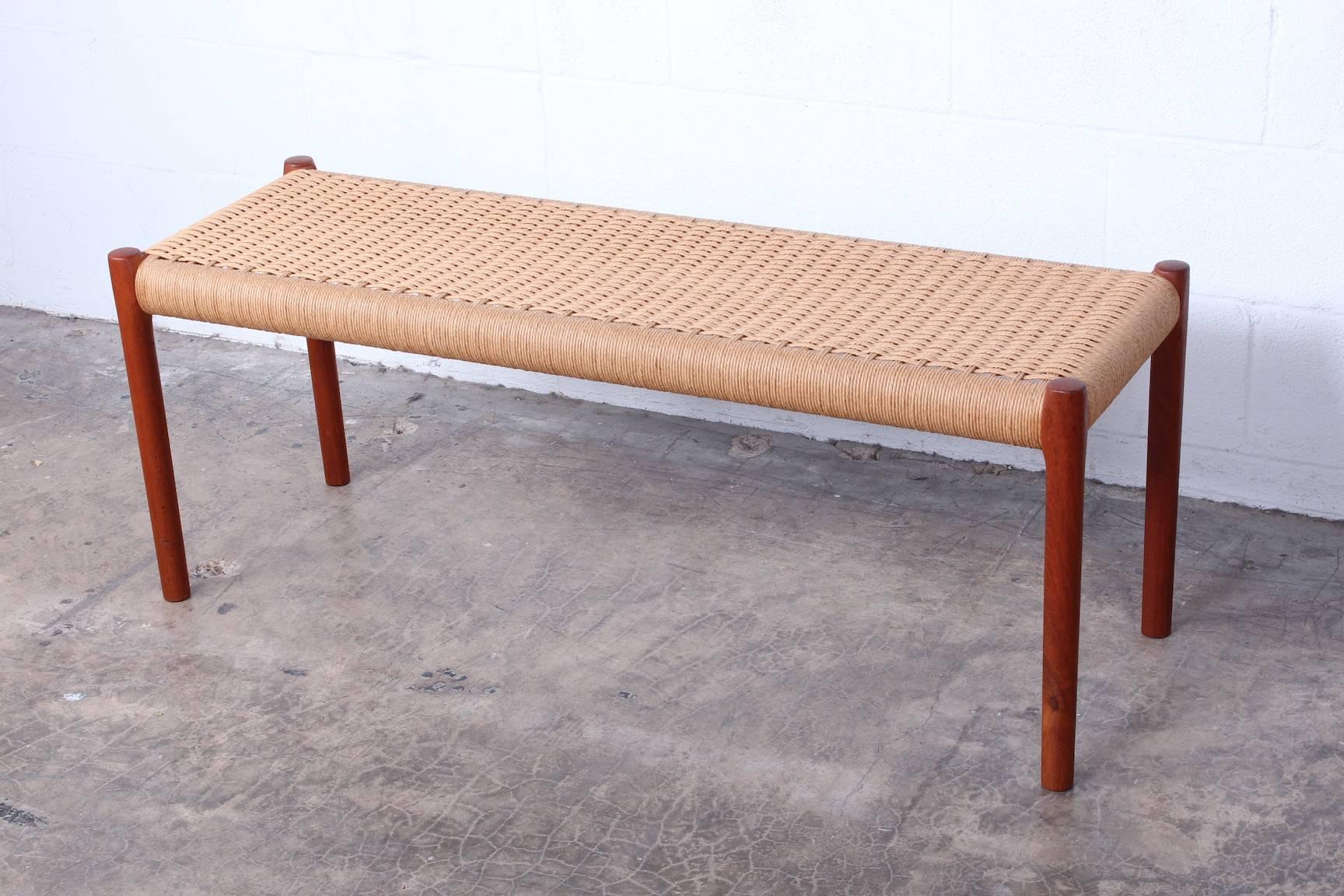 Bench by Niels O. Møller In Good Condition In Dallas, TX