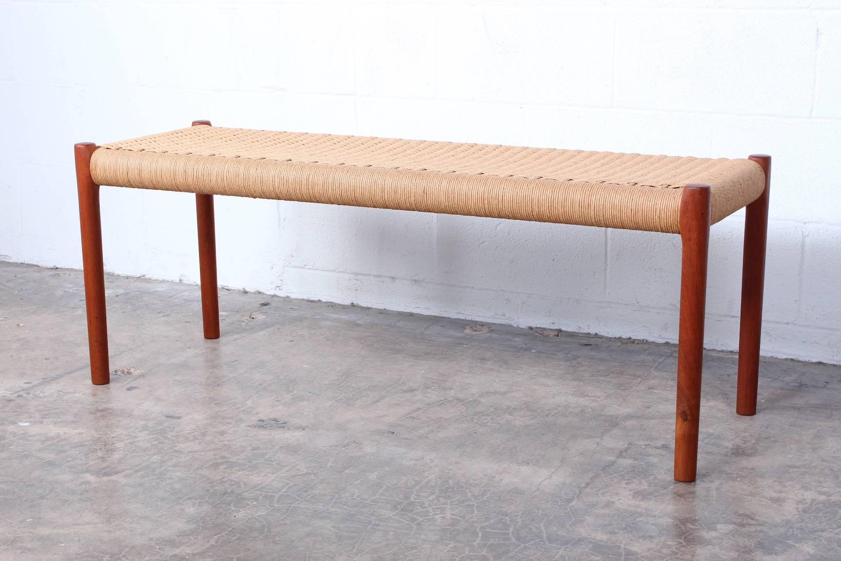 Mid-20th Century Bench by Niels O. Møller