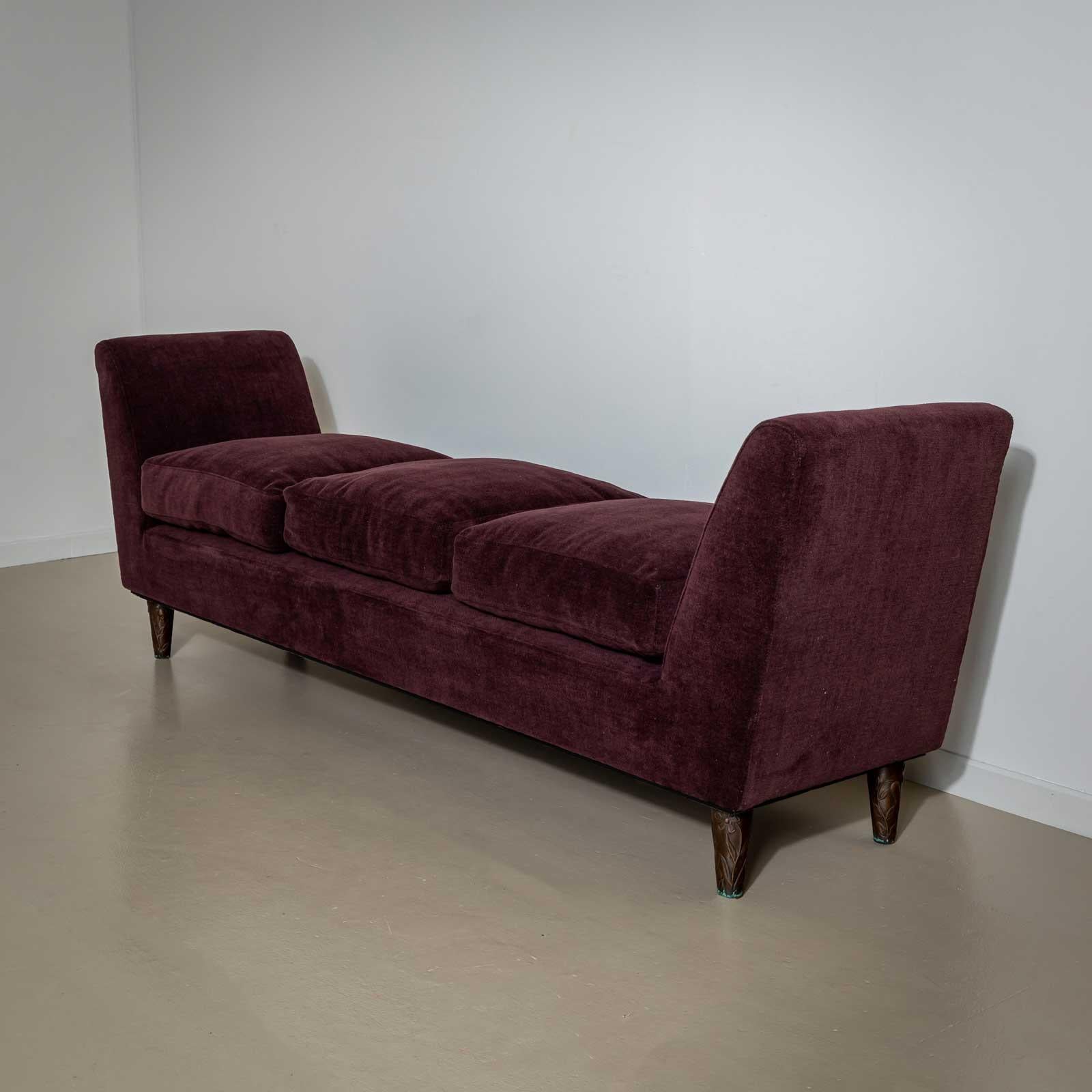 Bench by Osvaldo Borsani, Italy 1950s 4