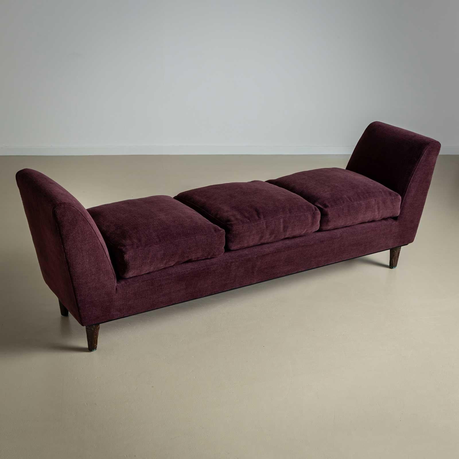 Bench by Osvaldo Borsani, Italy 1950s 3