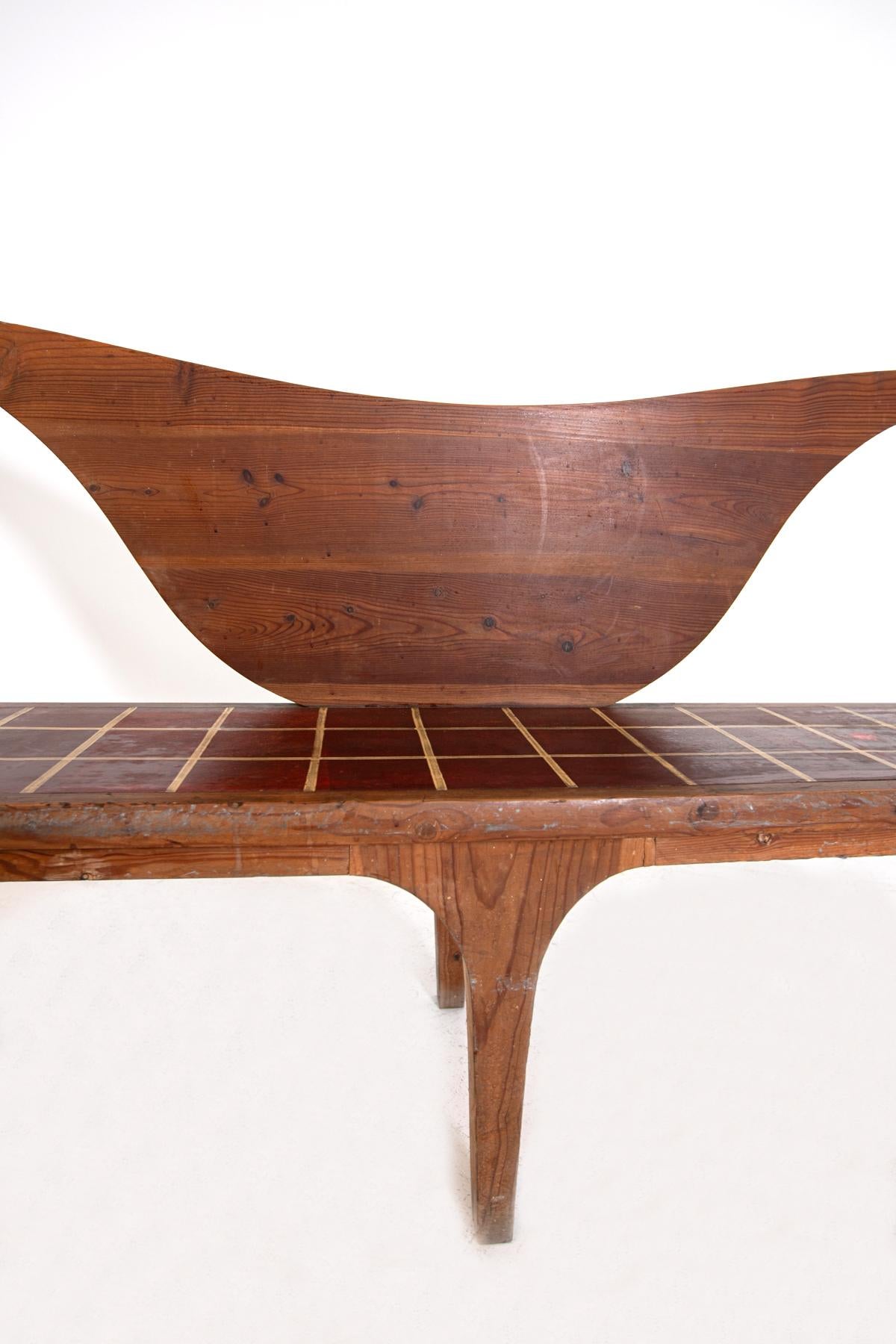 Bench by Paolo Buffa in Wood, 1950 9