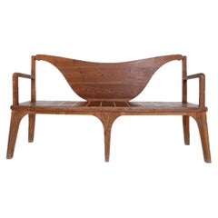 Bench by Paolo Buffa in Wood, 1950