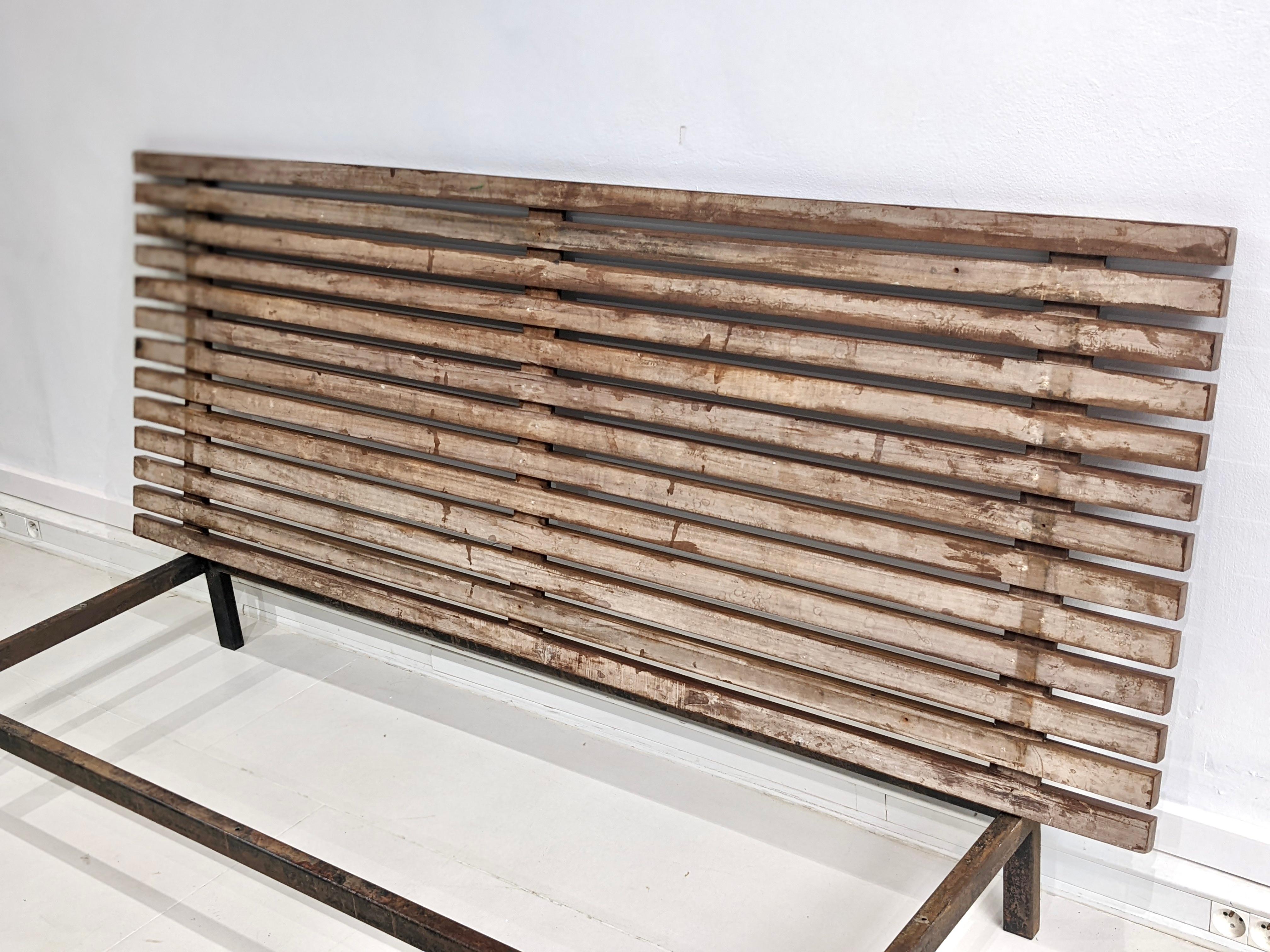 Bench Cansado Bed 13 Slats by Charlotte Perriand 3