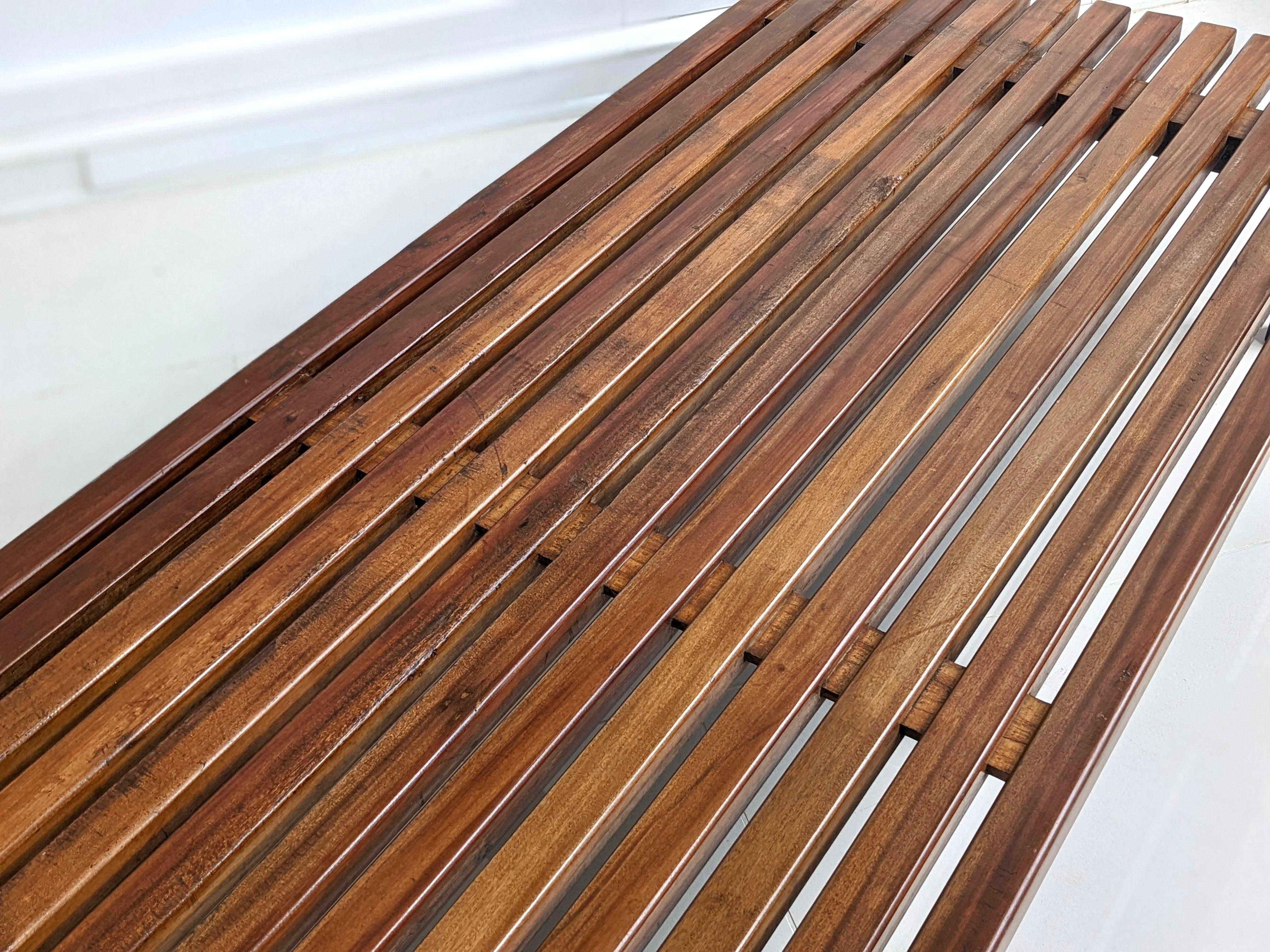 Mauritanian Bench Cansado Bed 13 Slats by Charlotte Perriand