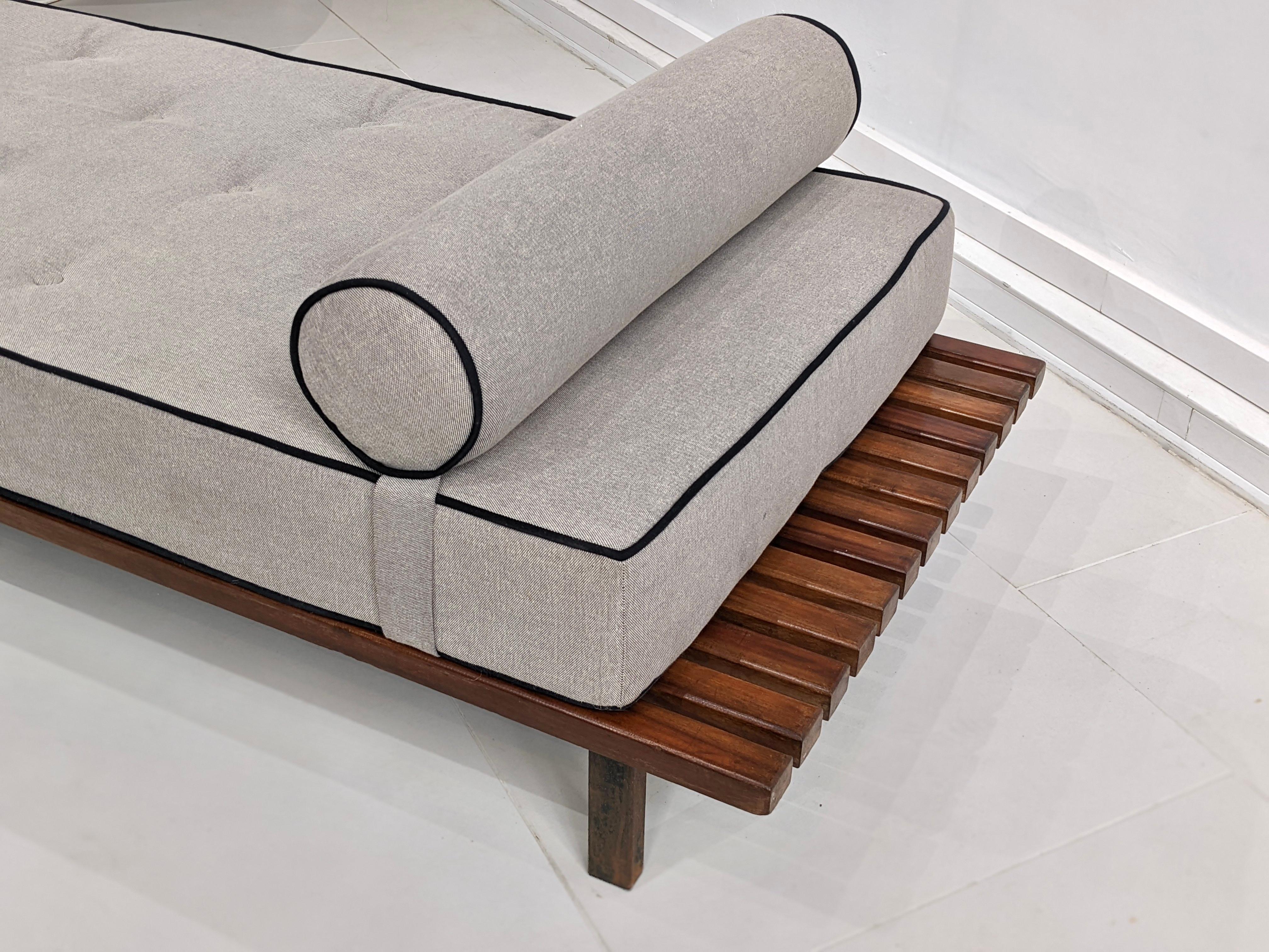 Mid-20th Century Bench Cansado Bed 13 Slats by Charlotte Perriand