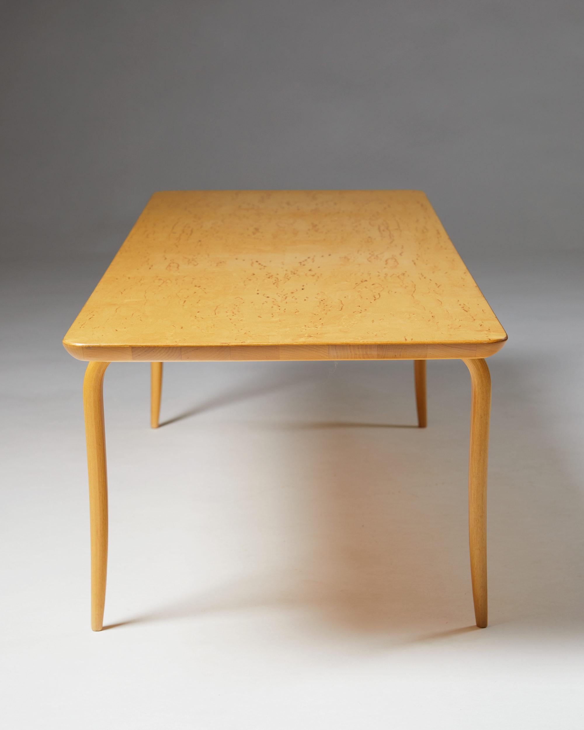 Swedish Bench/Coffee Table “Annika” Designed by Bruno Mathsson