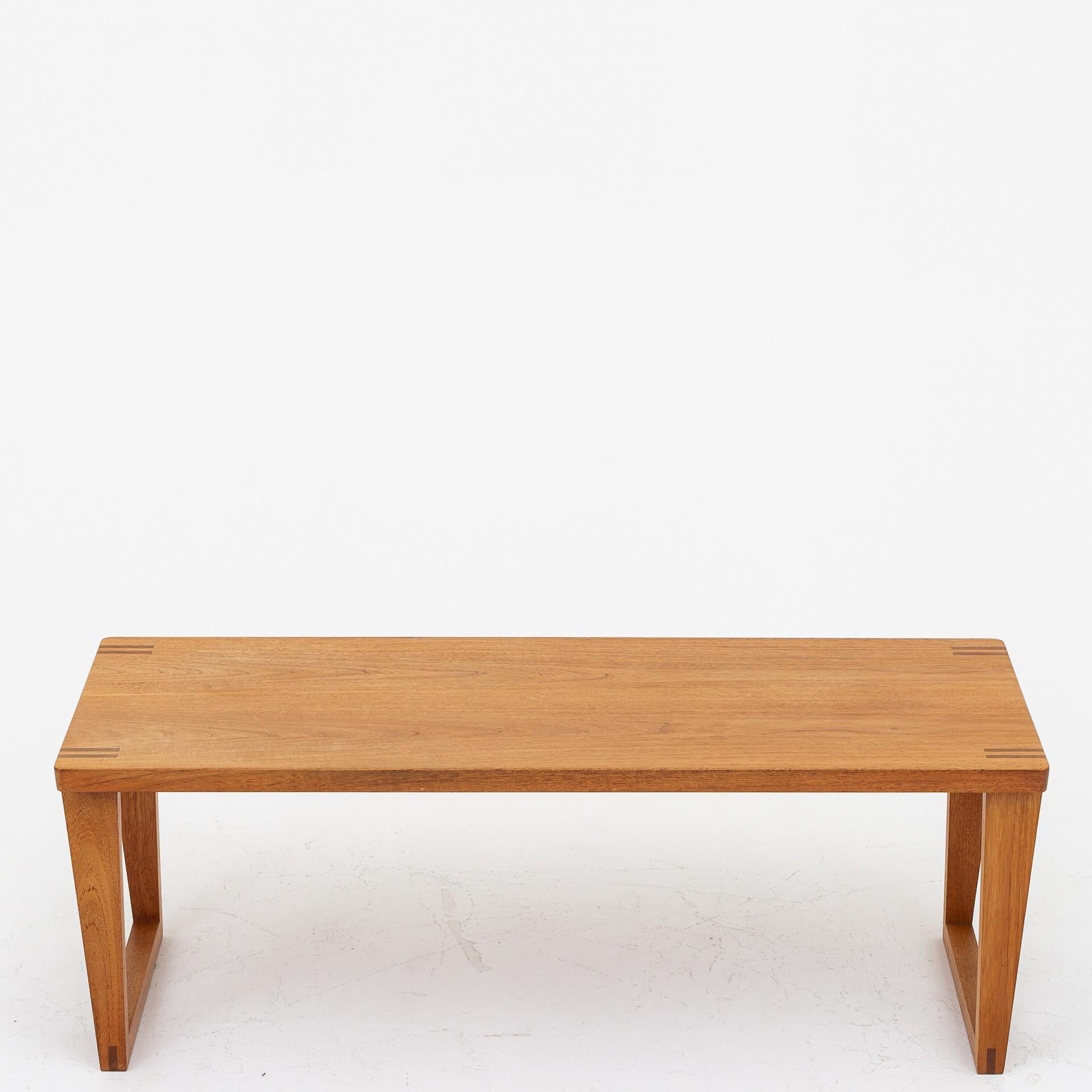 Bench/Coffee Table in Teak by Unknown Danish Maker 1