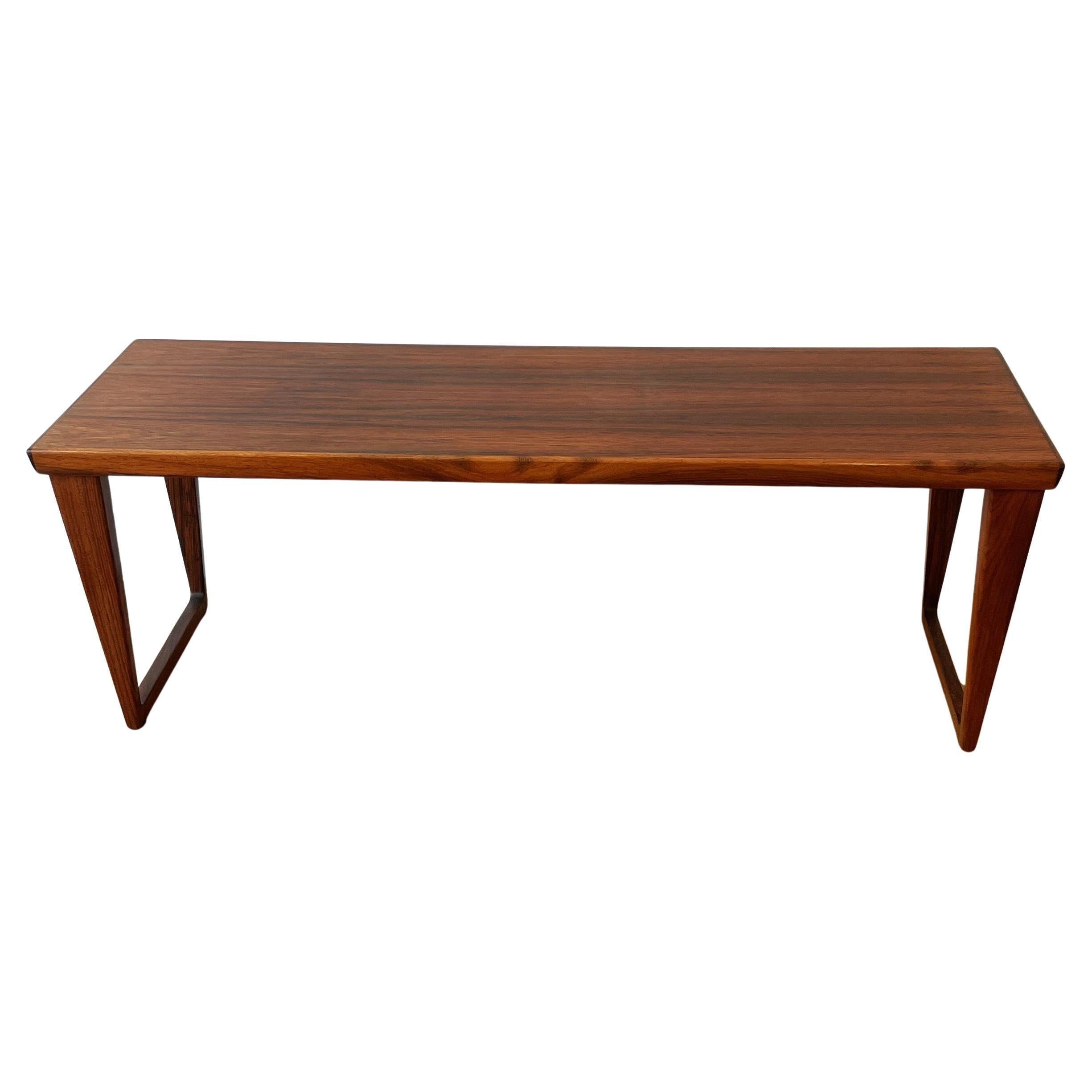 Table basse et meuble de rangement en bois de rose Kai Kristiansen en vente