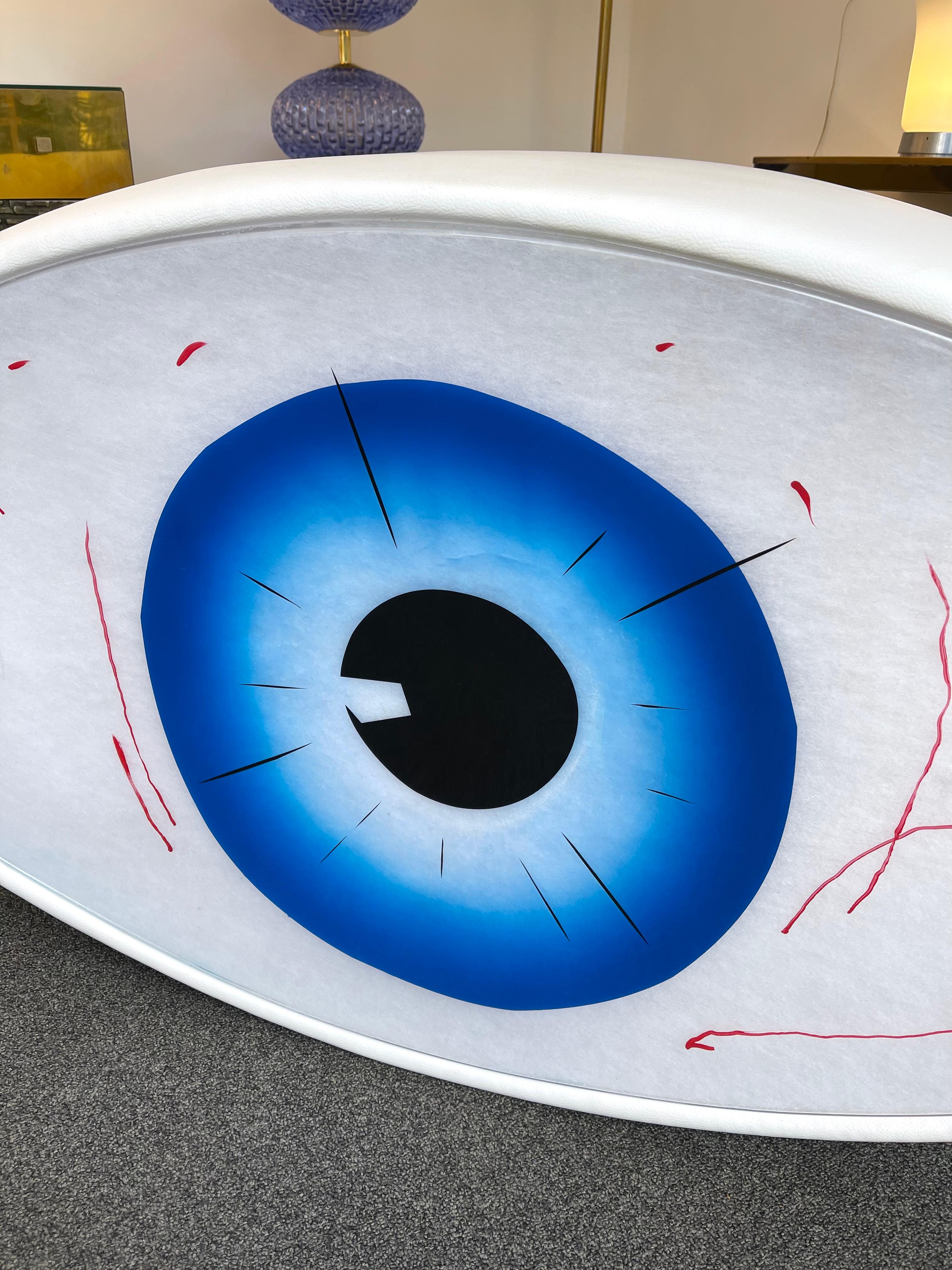 Bench Eye Le Temoin by Man Ray for Studio Simon, Italy, 1971 In Good Condition For Sale In SAINT-OUEN, FR
