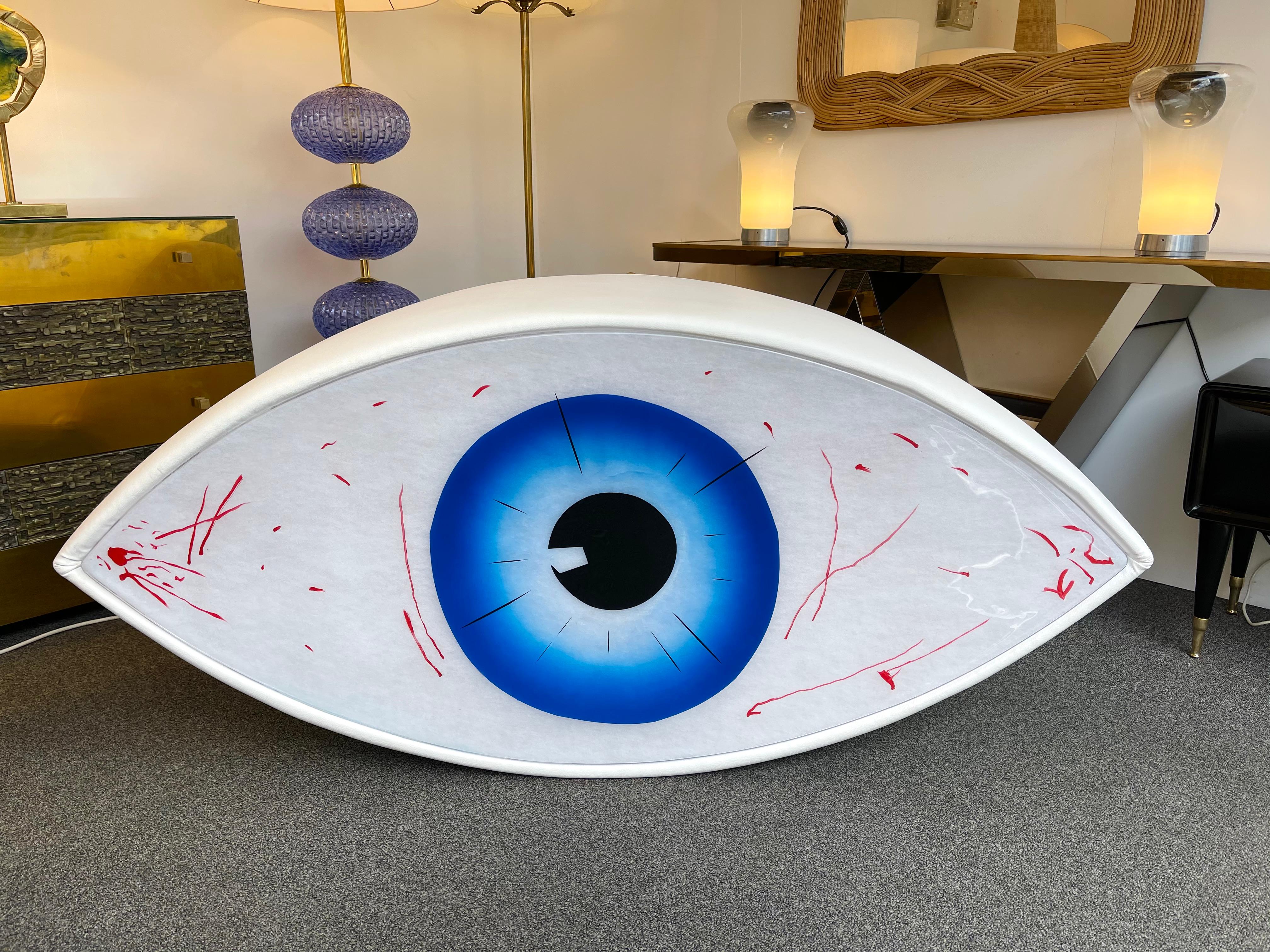 Late 20th Century Bench Eye Le Temoin by Man Ray for Studio Simon, Italy, 1971 For Sale