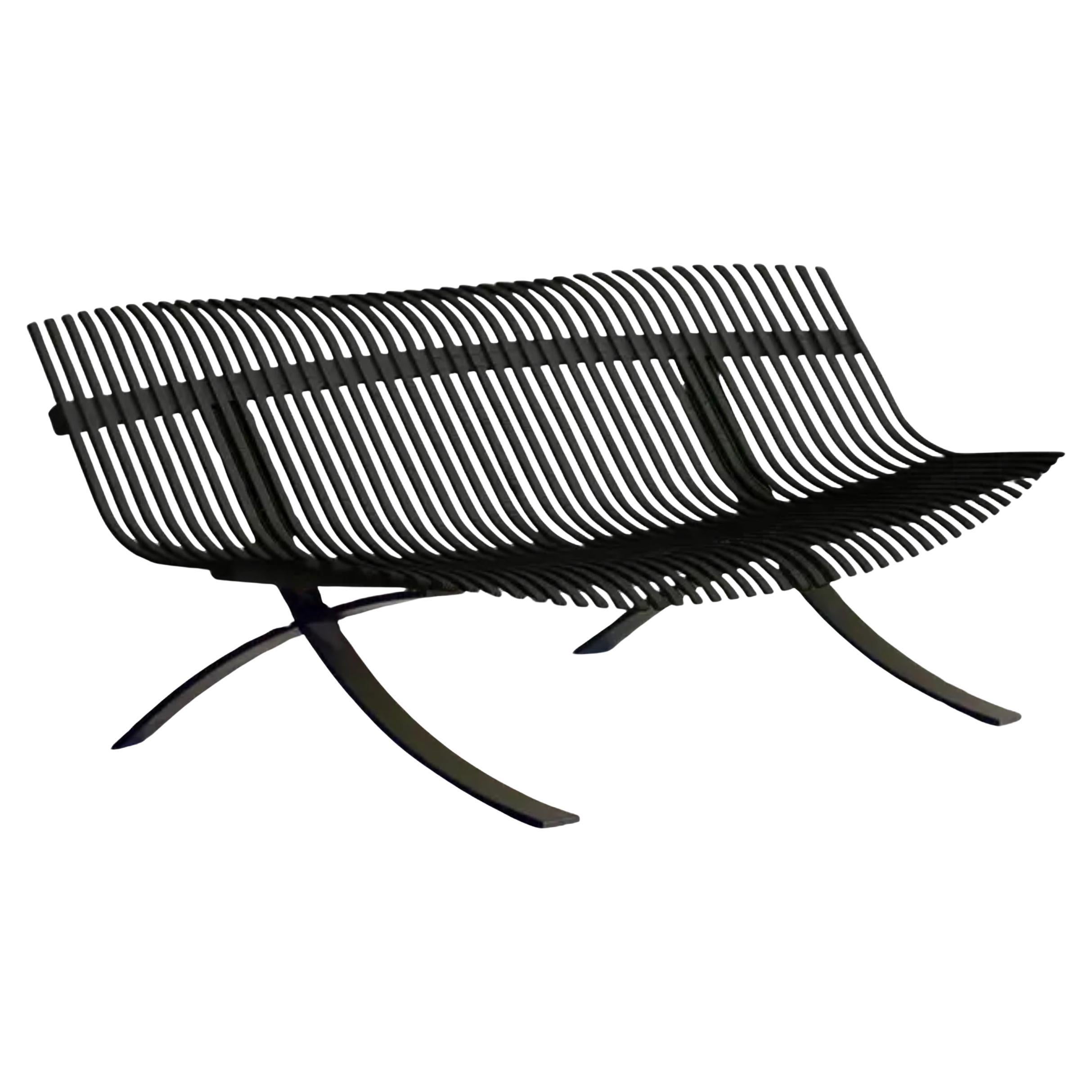 Bench Fermob Charivari design Juliette Liberman - Liquorice