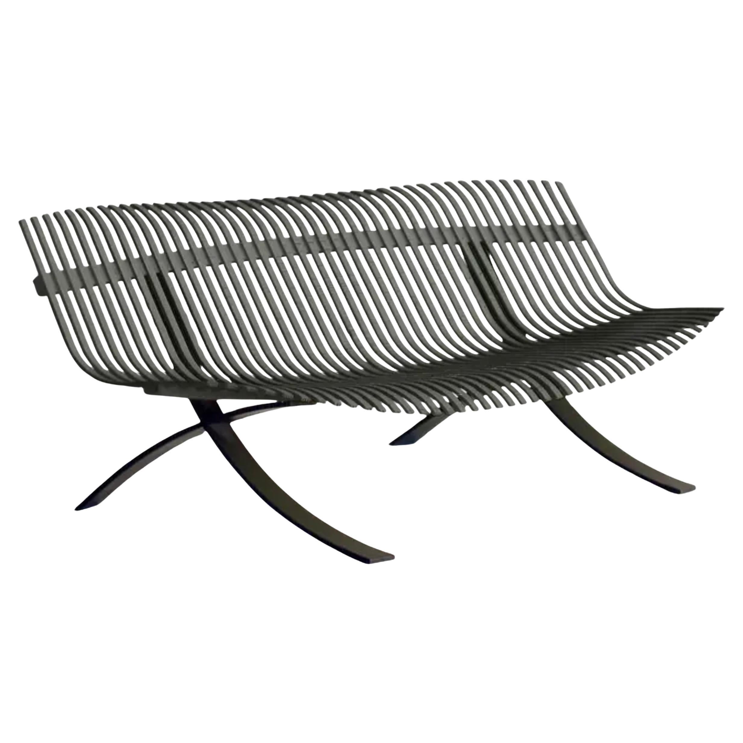 Bench Fermob Charivari design Juliette Liberman - Rosemary