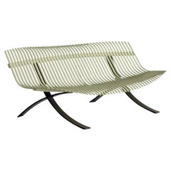 Bench Fermob Charivari design Juliette Liberman - Willow Green
