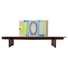 Banco de nogal negro de Frank Buschmann