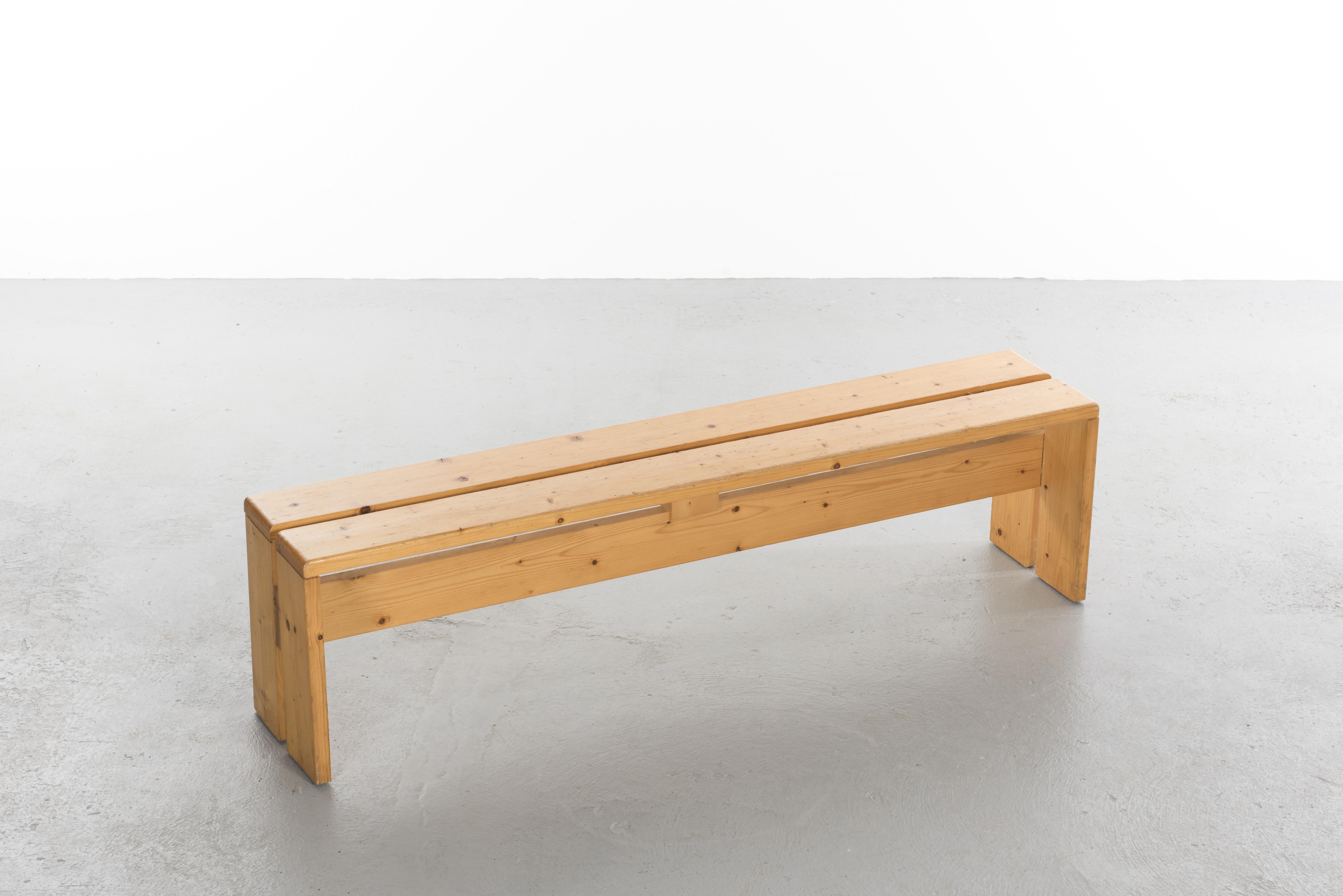 Bench from Ski Resort Les Arcs by Charlotte Perriand 2