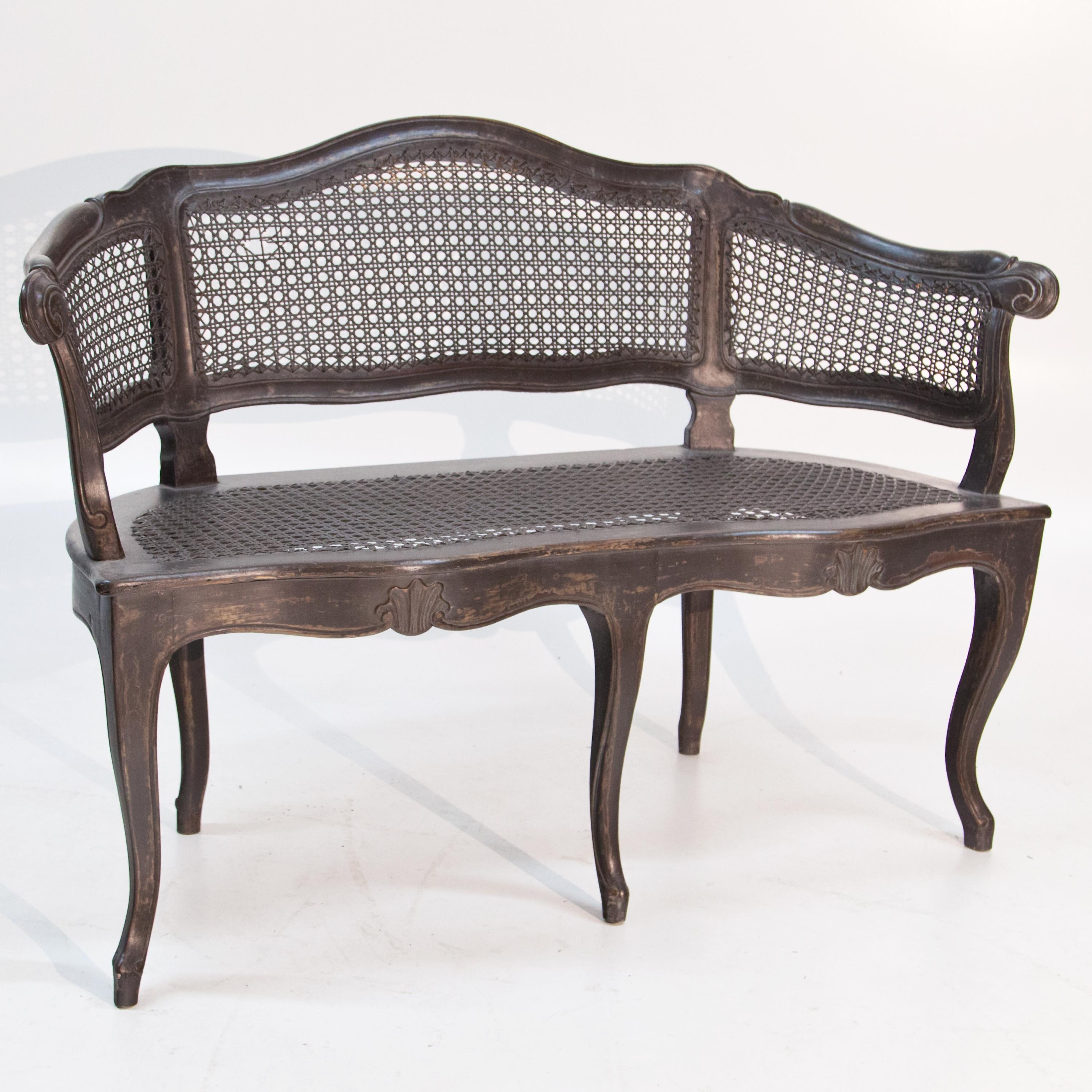 Bench in Baroque Style, Early 19th Century In Good Condition In Greding, DE